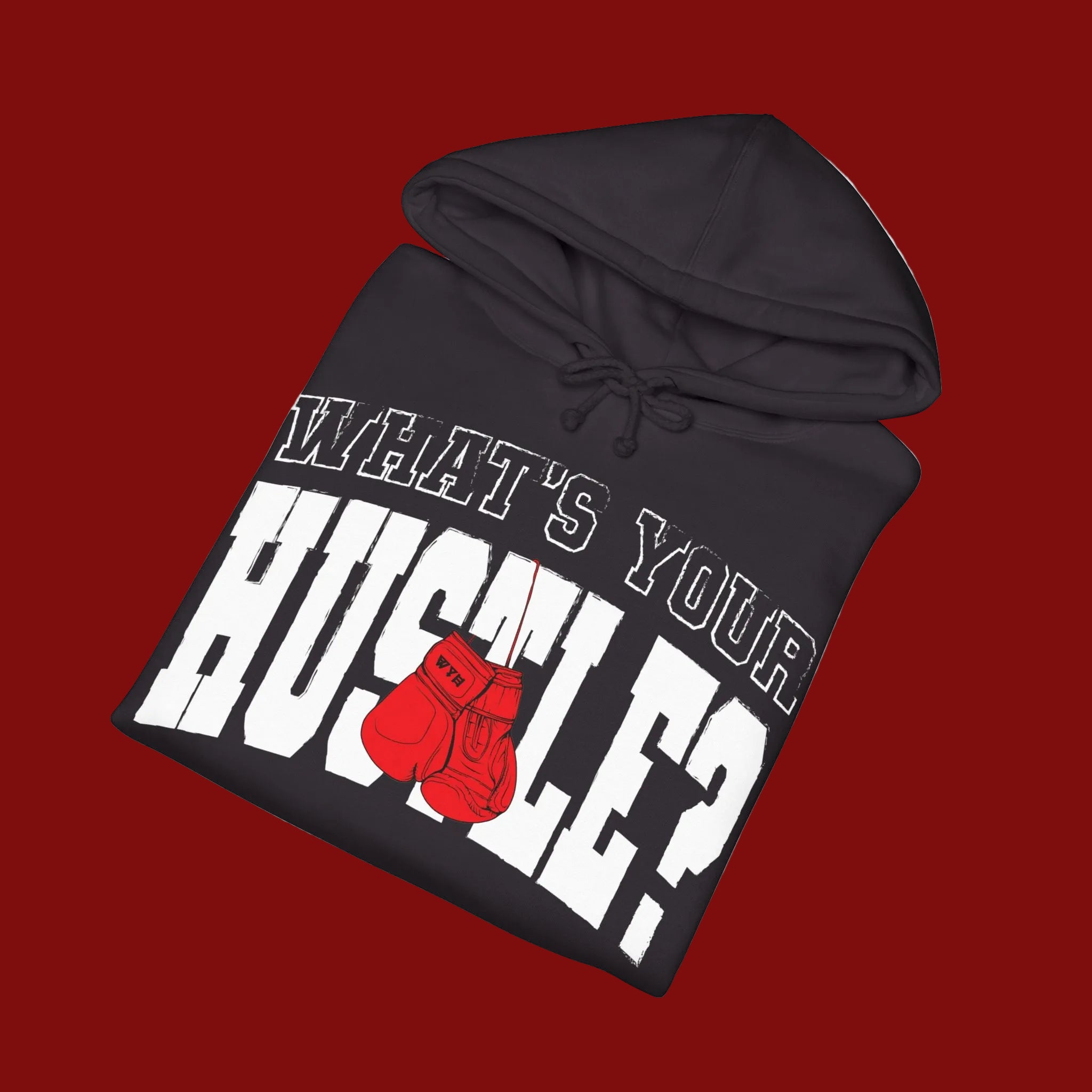 WHAT'S YOUR HUSTLE? The Boxing Program™ Classic Hoodie | Heavyweight Cotton (10oz) | (2 COLORS)