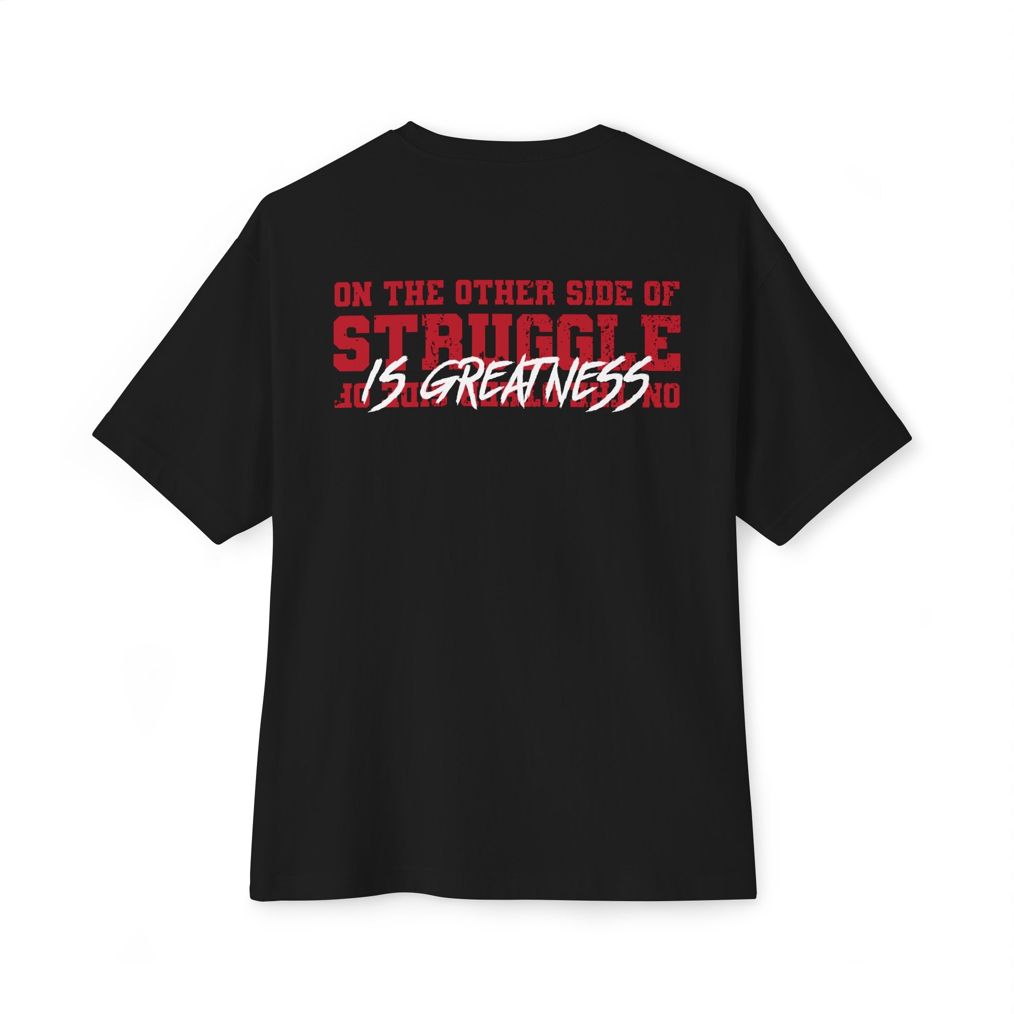 ON THE OTHER SIDE OF STRUGGLE, IS GREATNESS BOXY T-shirt | (3 COLORS) - What's Your Hustle?