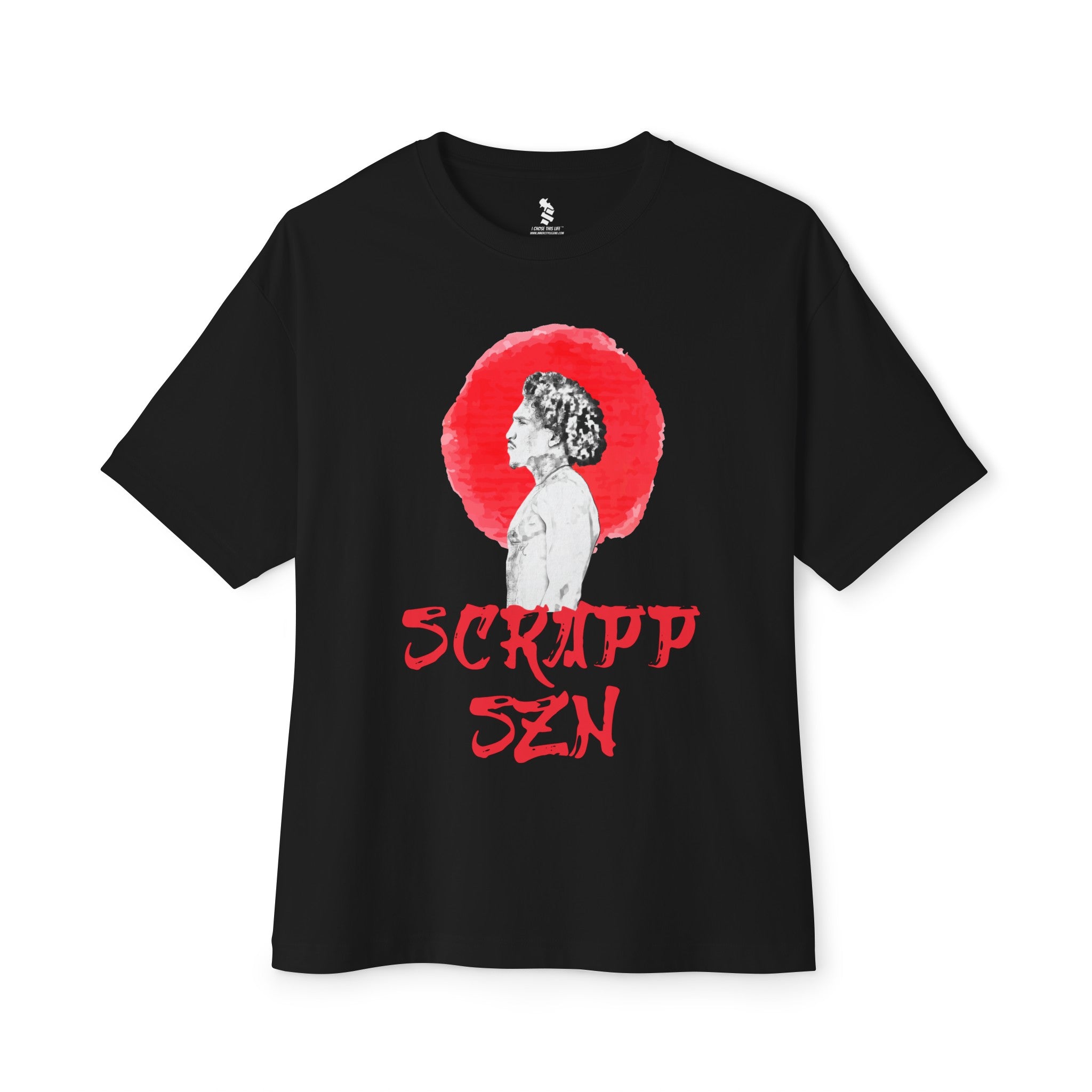 SCRAPP SZN The Rising Sun BOXY Tee | (2 COLORS) | WYH? x SCRAPPY RAMIREZ - What's Your Hustle?