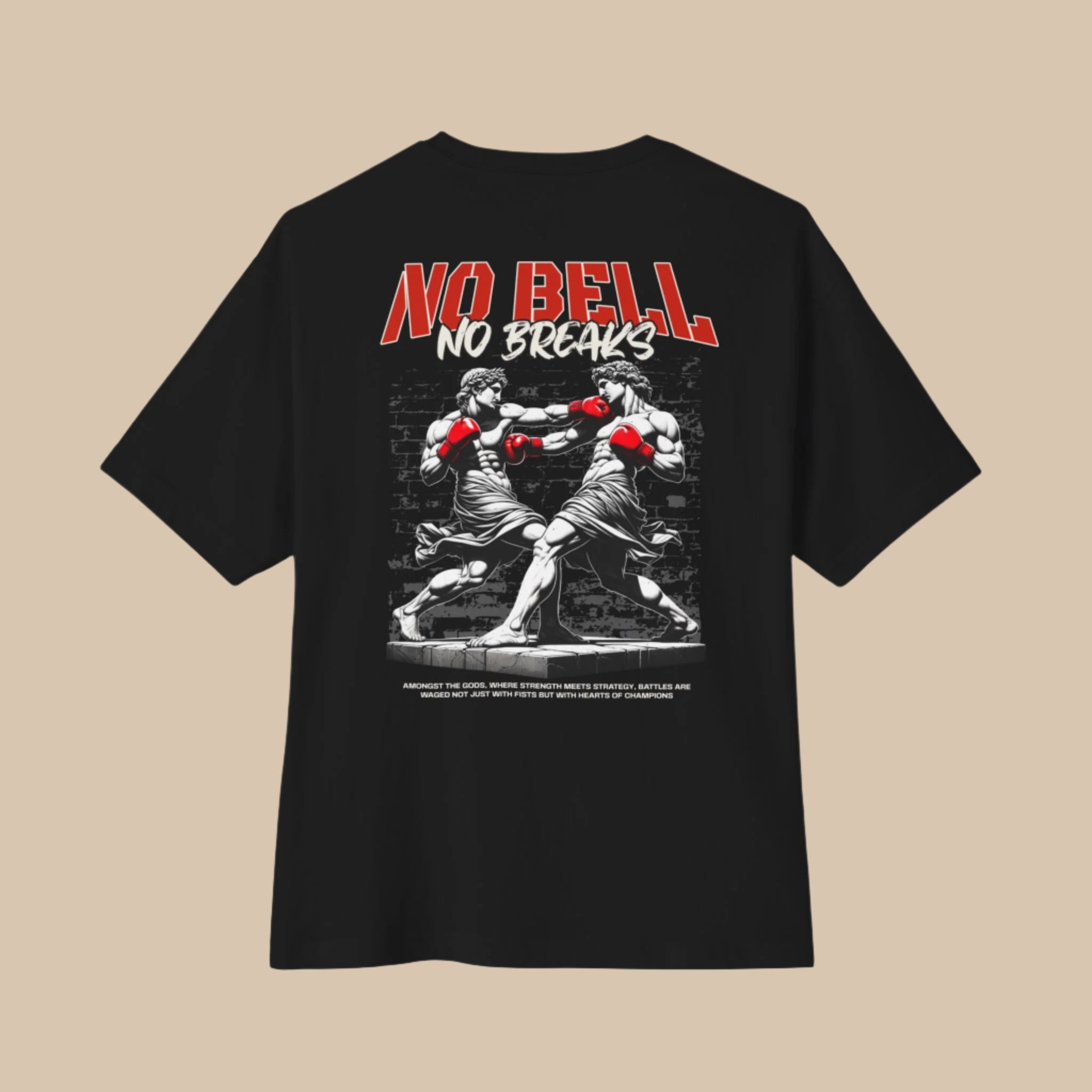 NO BELL, NO BREAKS BOXING GODS T-SHIRT | WHAT'S YOUR HUSTLE?®