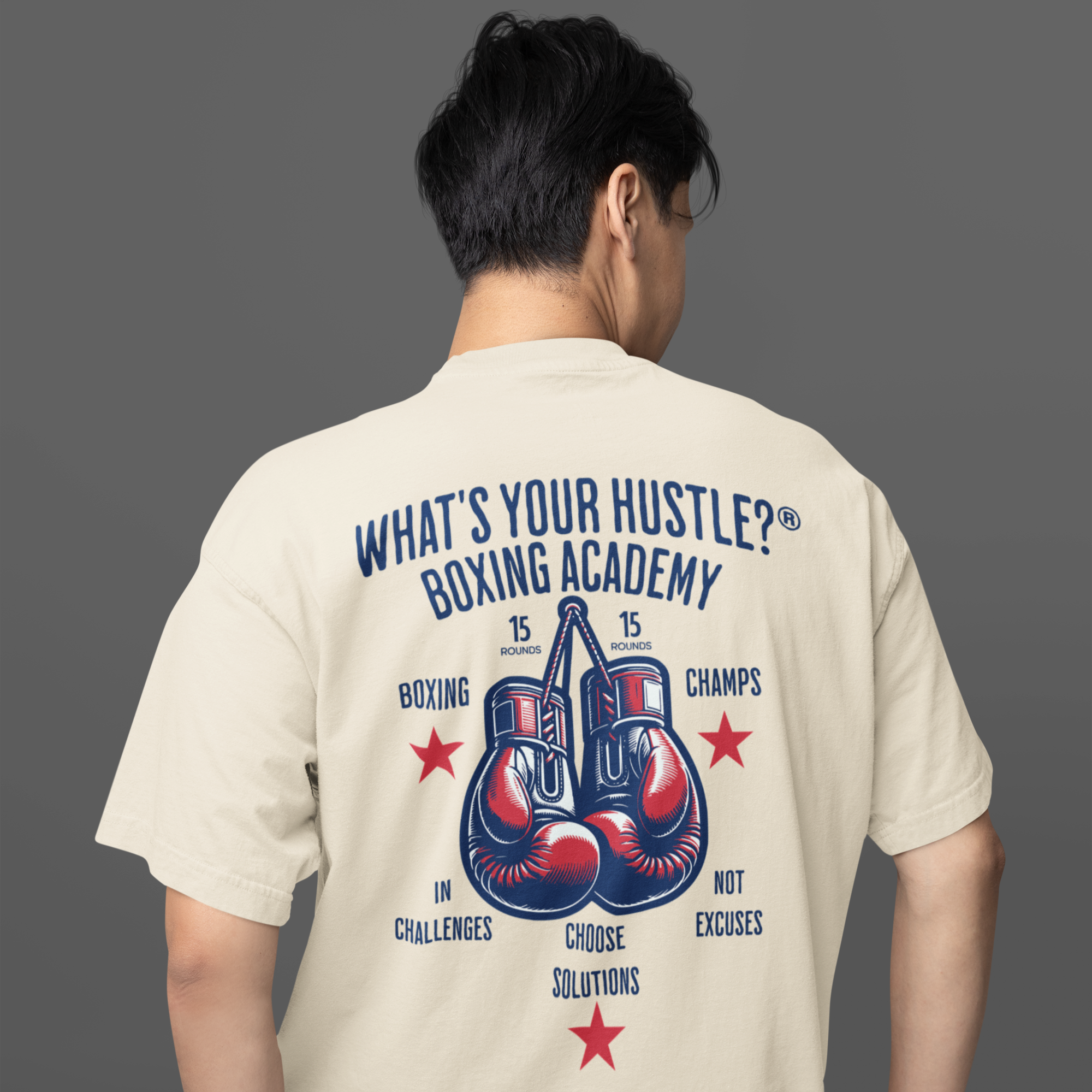 What's Your Hustle? Boxing Academy BOXY T-Shirt | Choose Solutions | 2 Colors - What's Your Hustle?