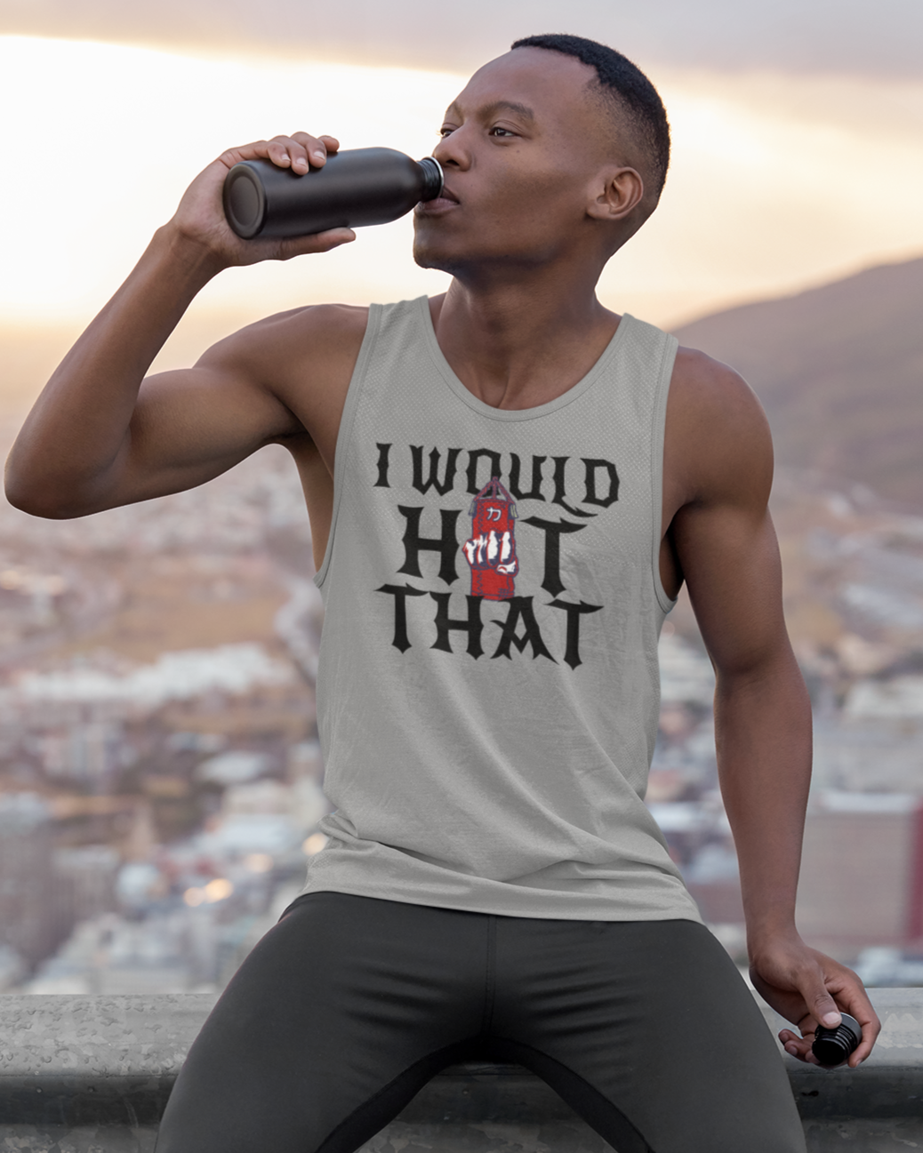 I WOULD HIT THAT Punching Bag Tanktop | BOXING - Light Cotton | 3 COLORS - WHAT'S YOUR HUSTLE?®