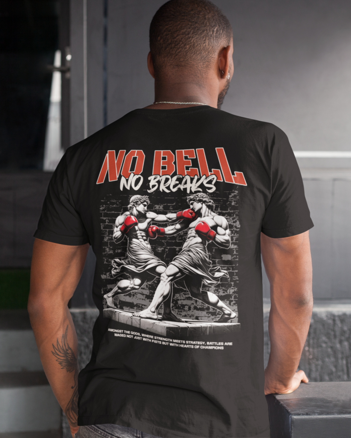 NO BELL, NO BREAKS BOXING GODS T-SHIRT | WHAT'S YOUR HUSTLE?®