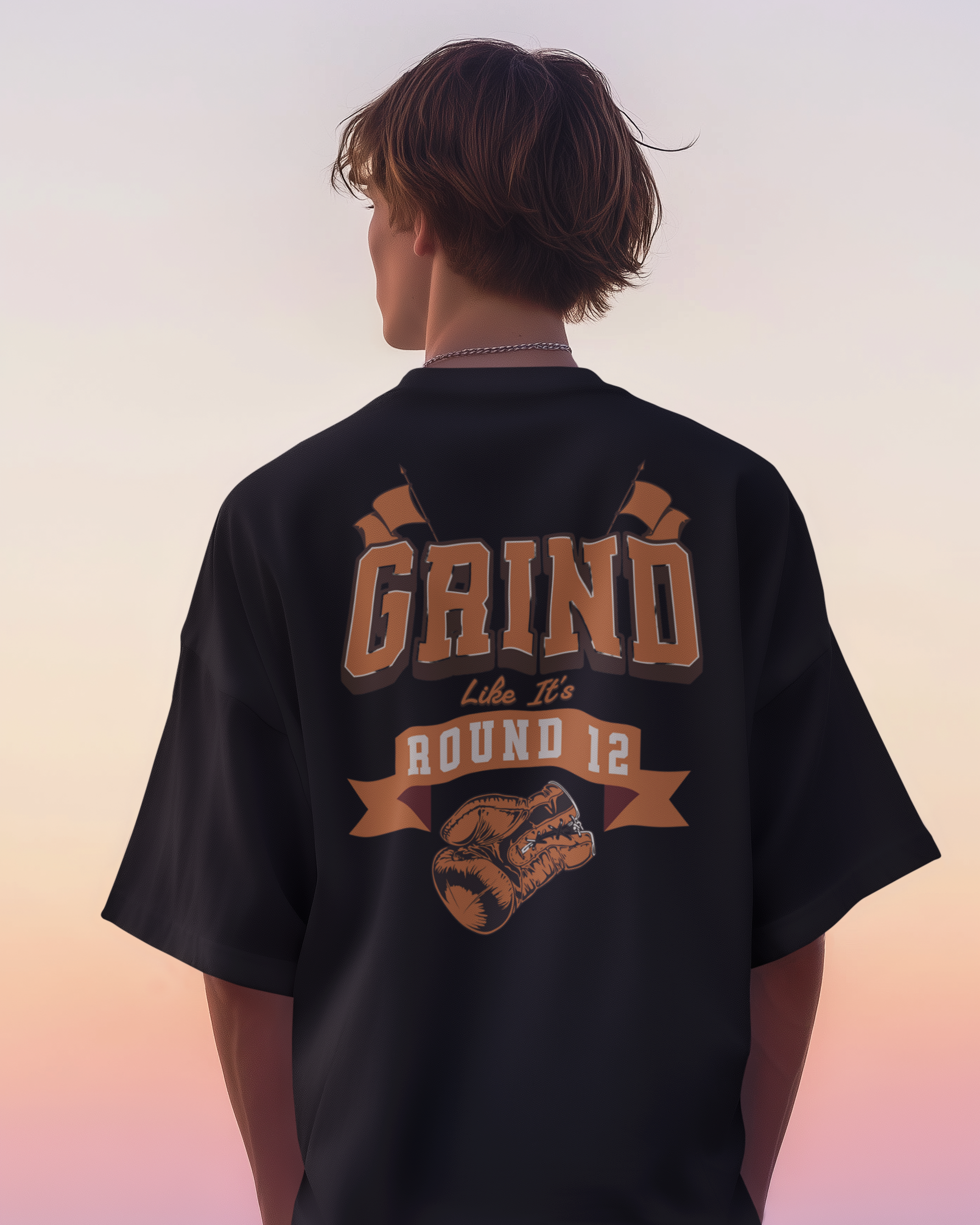 GRIND LIKE IT'S ROUND 12 BOXING T-SHIRT | WHAT'S YOUR HUSTLE?®