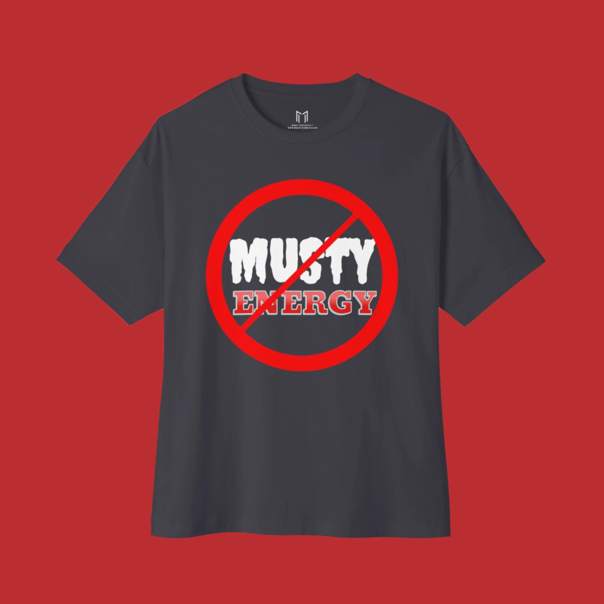 NO MUSTY ENERGY Boxing T-SHIRT | (2TONEDASUPASTAR x WHAT'S YOUR HUSTLE?®) - What's Your Hustle?