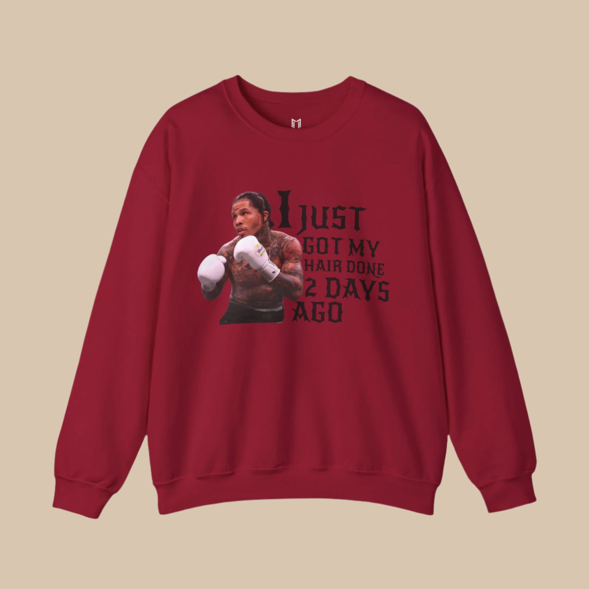 I Just Got My Hair Done 2 Days Ago - Gervonta Tank Davis Boxing CREWNECK SWEATER | (WHAT'S YOUR HUSTLE?®)