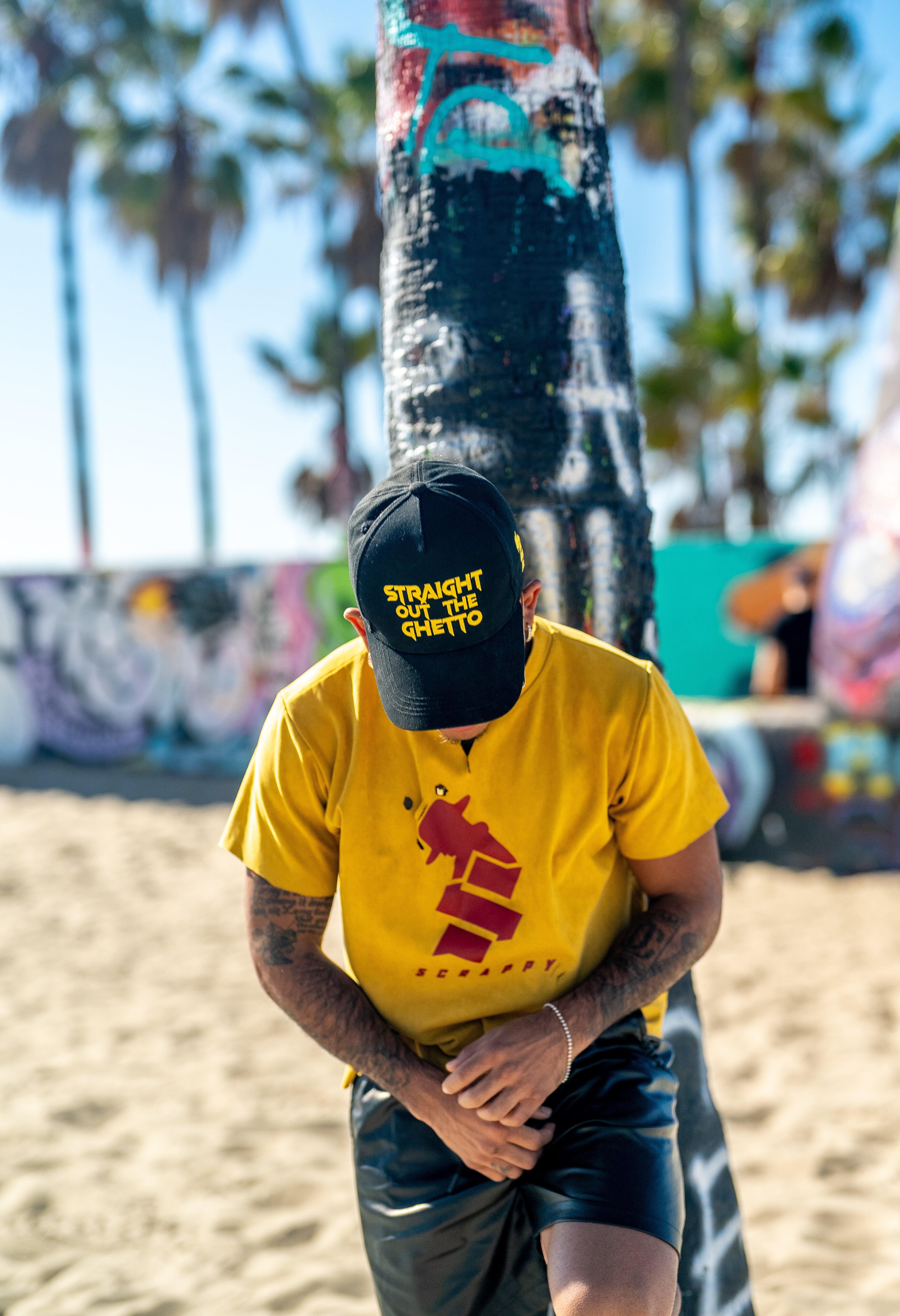 "STRAIGHT OUT THE GHETTO™" Strap-Back | 2 Colors | WYH? x SCRAPPY RAMIREZ - What's Your Hustle?