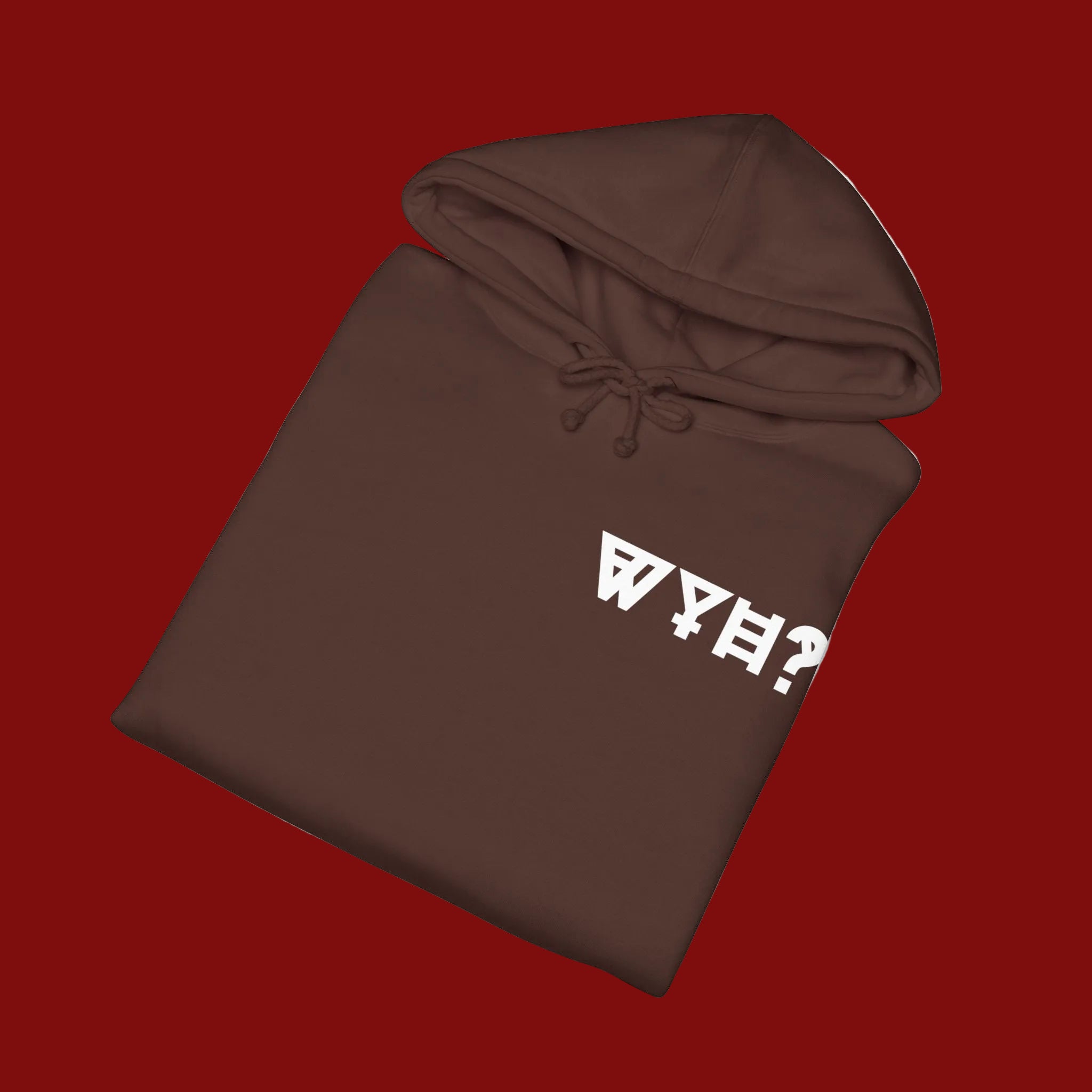 Black hoodie with 'GFW' text on a white background