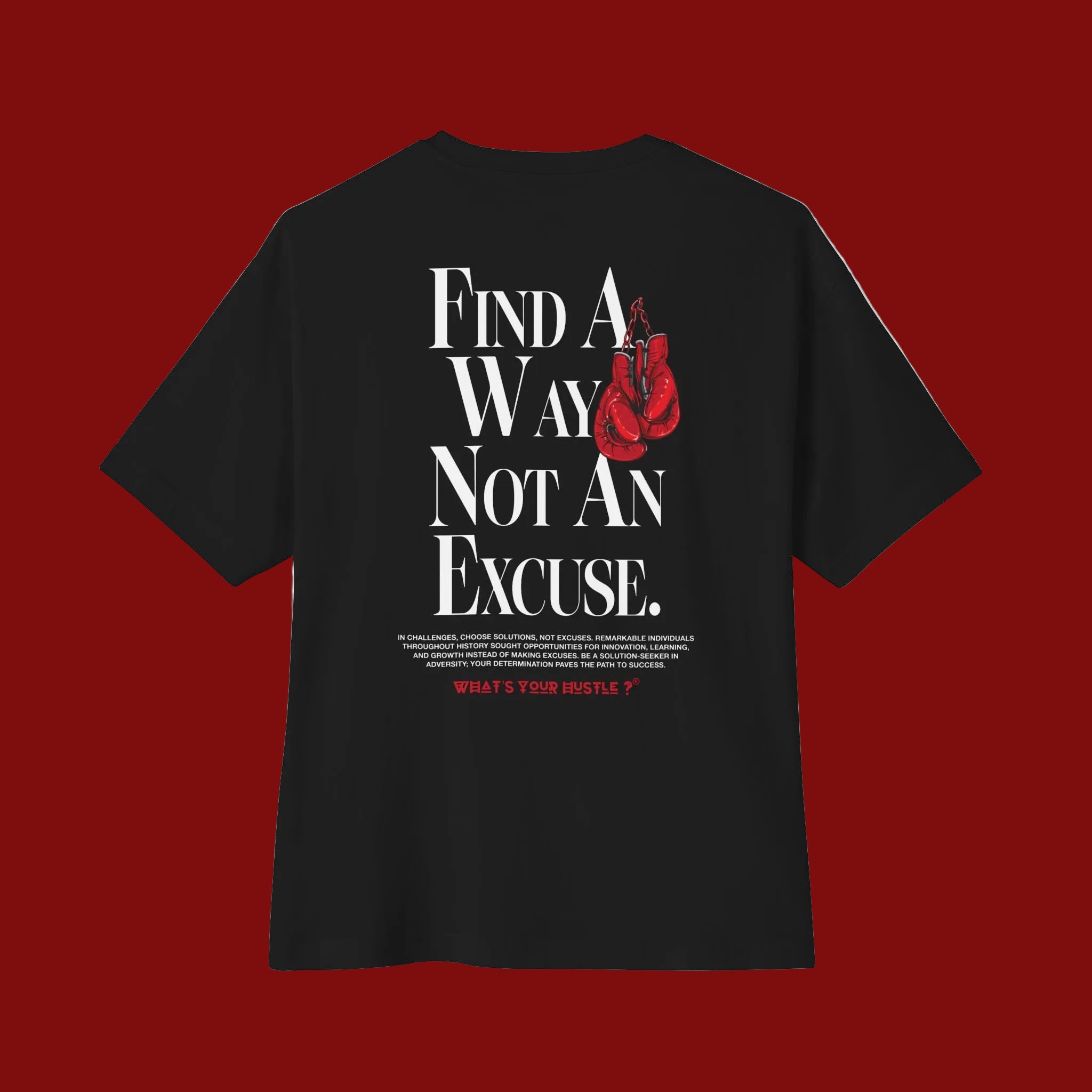 WYH? "FIND A WAY NOT AN EXCUSE" Boxing Club™ T-shirt | Heavyweight Cotton | (3 COLORS)