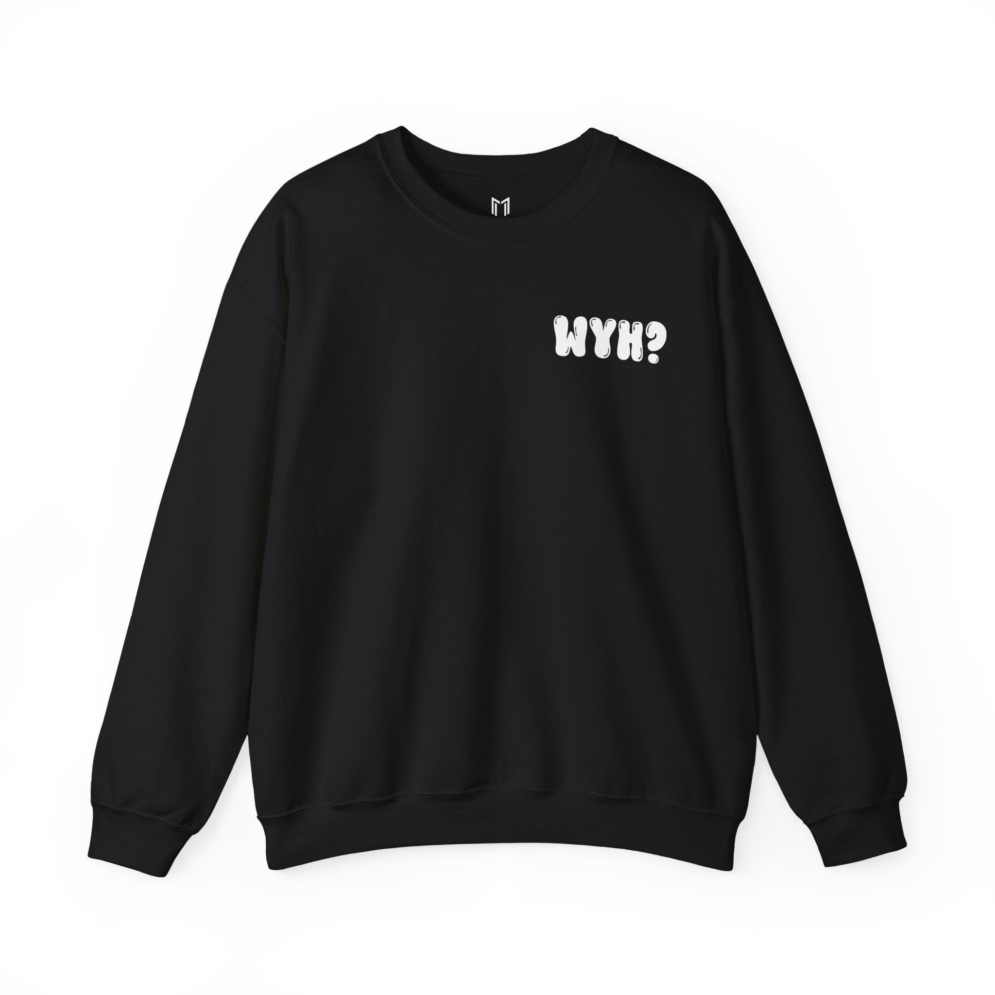 WHAT'S YOUR HUSTLE? "Bubble Letters" Crewneck Sweater | Heavy Cotton | 3 COLORS - What's Your Hustle?