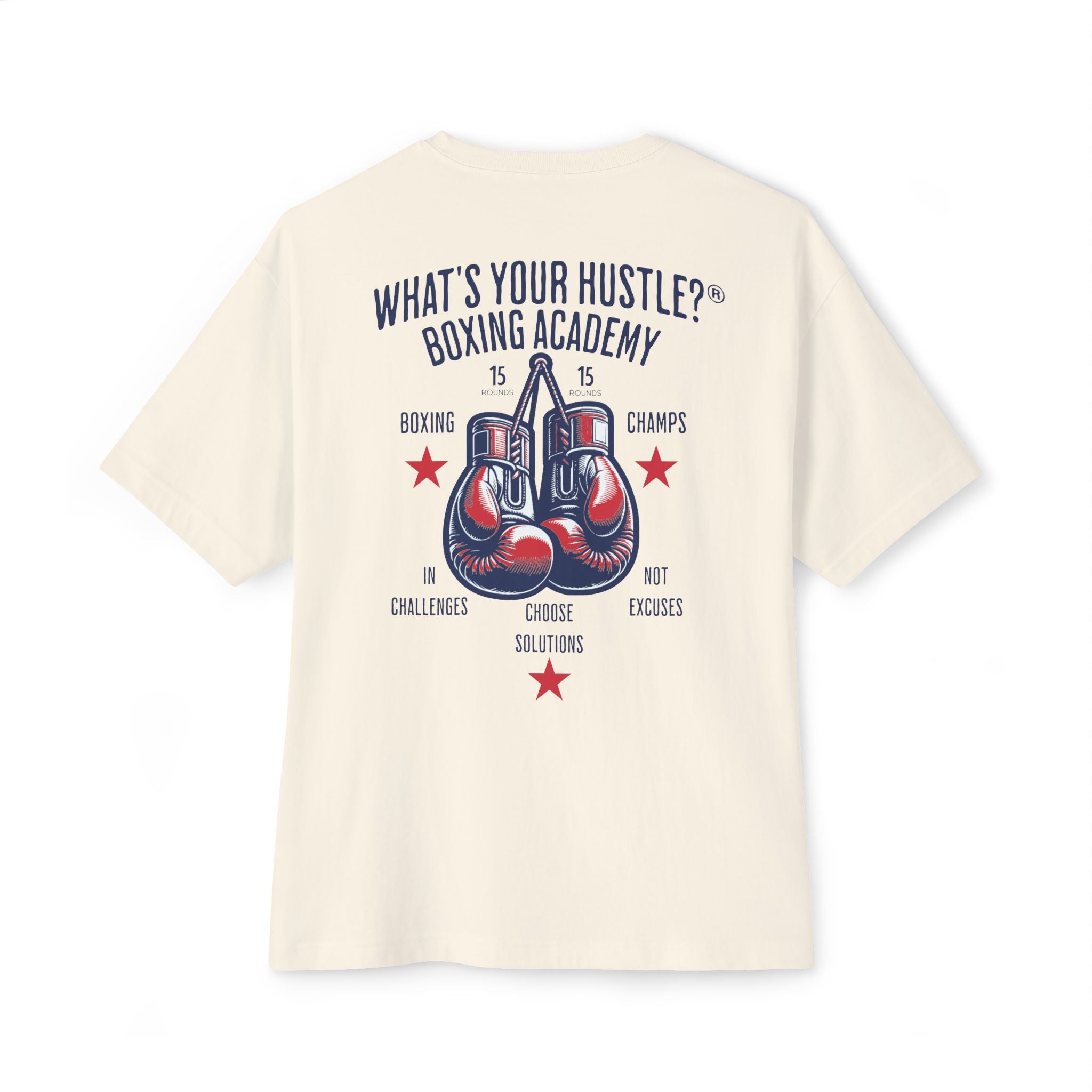 What's Your Hustle? Boxing Academy BOXY T-Shirt | Choose Solutions | 2 Colors - What's Your Hustle?