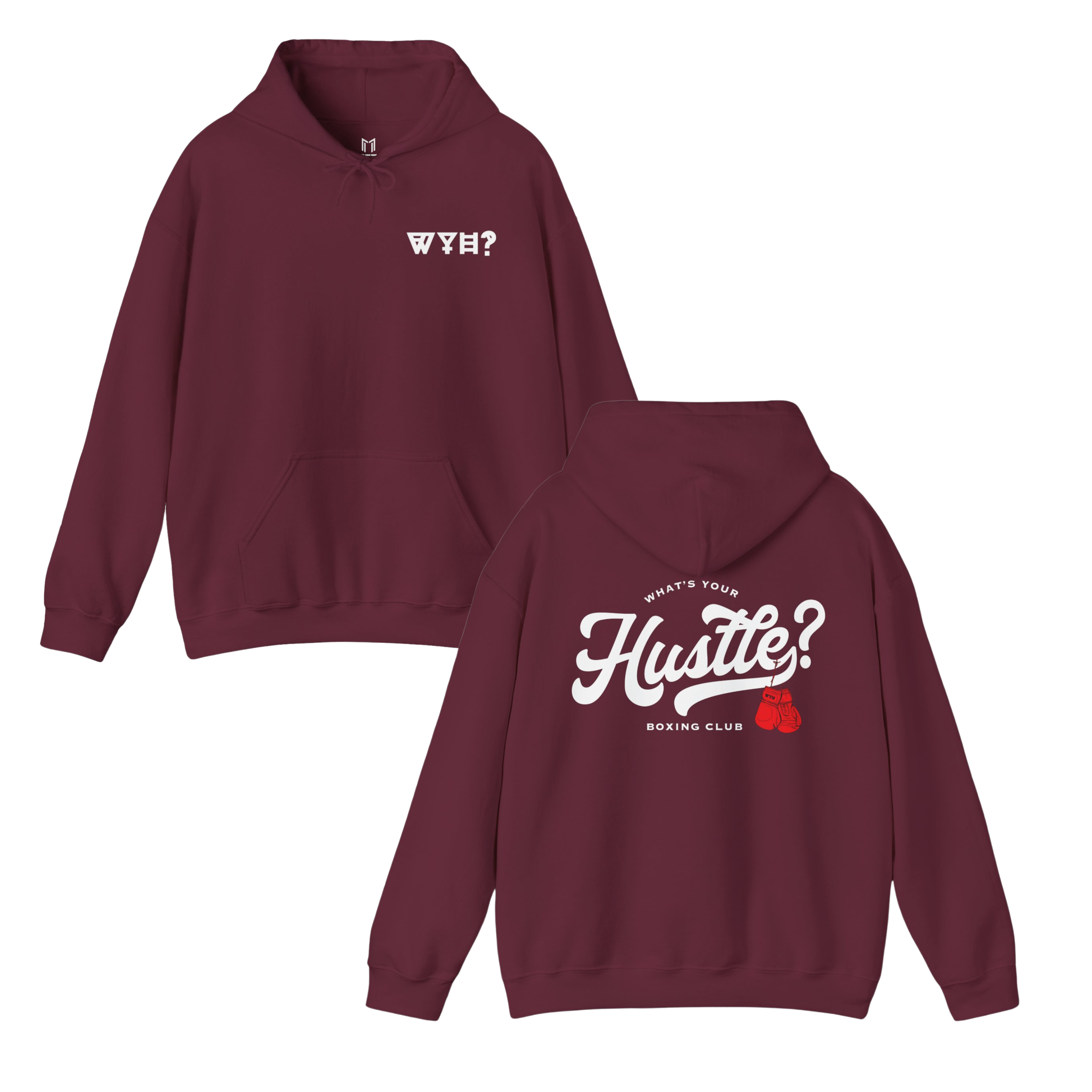 WHAT'S YOUR HUSTLE? Boxing Club™ Hoodie | Heavy Cotton | (3 COLORS) - What's Your Hustle?