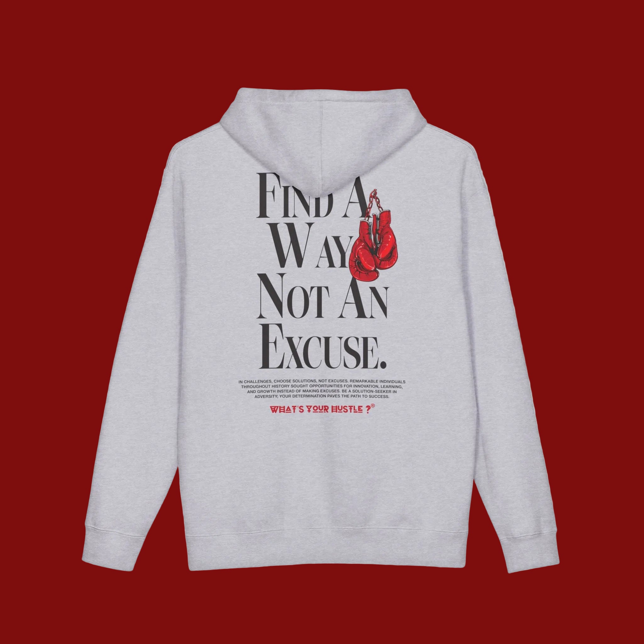 FIND A WAY, NOT AN EXCUSE BOXING CLUB™ Heavyweight Hoodie | WYH? | (3 COLORS)