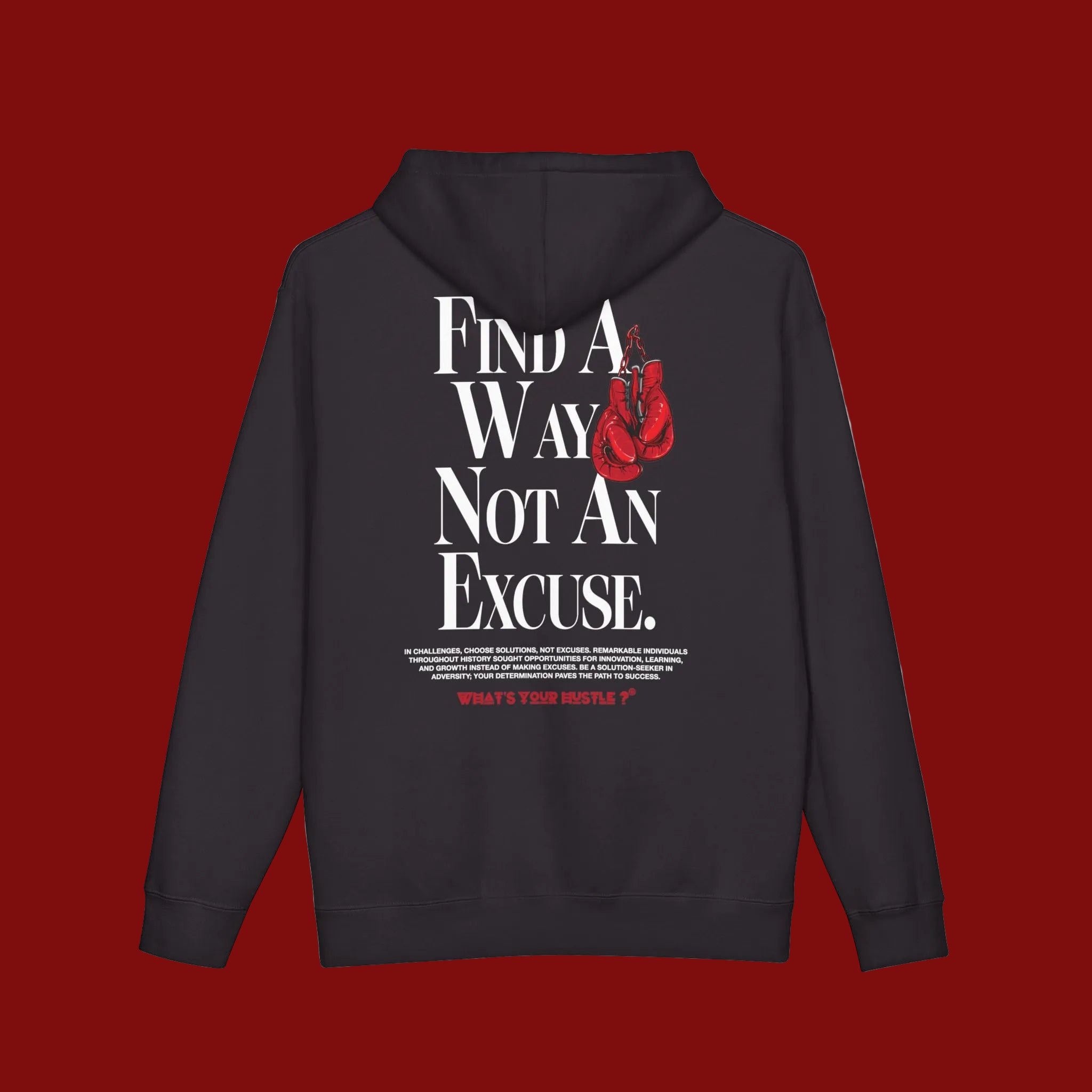 FIND A WAY, NOT AN EXCUSE BOXING CLUB™ Heavyweight Hoodie | WYH? | (3 COLORS)