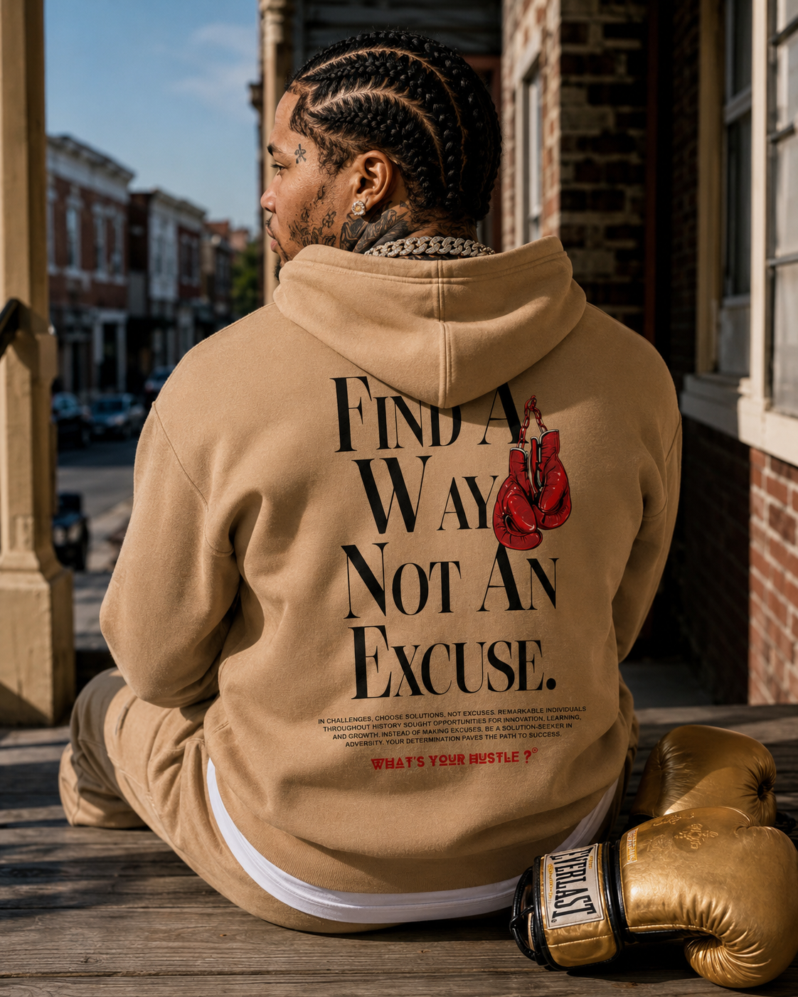 FIND A WAY, NOT AN EXCUSE BOXING CLUB™ Heavyweight Hoodie | WYH? | (3 COLORS)