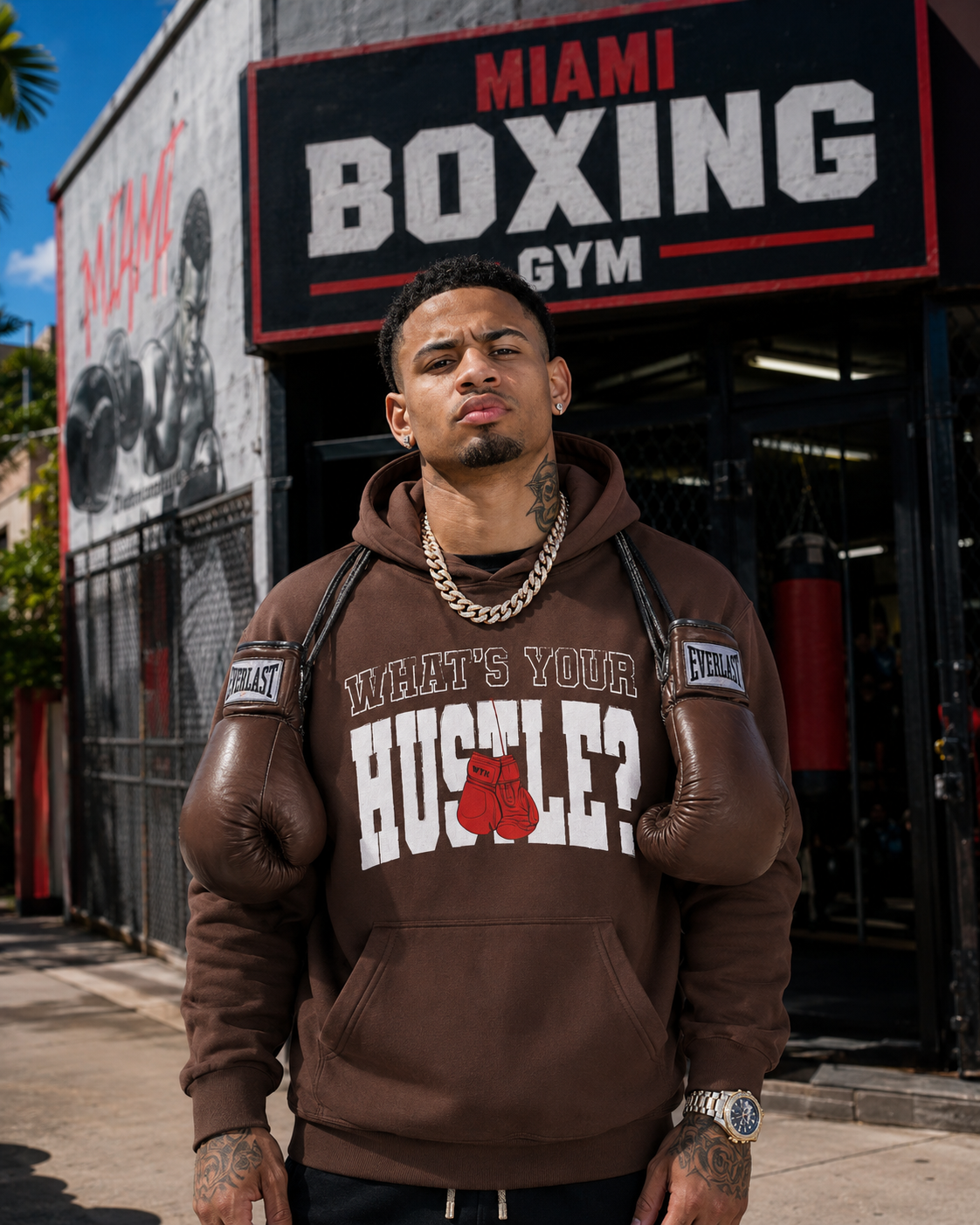 WHAT'S YOUR HUSTLE? The Boxing Program™ Classic Hoodie | Heavyweight Cotton (10oz) | (2 COLORS)
