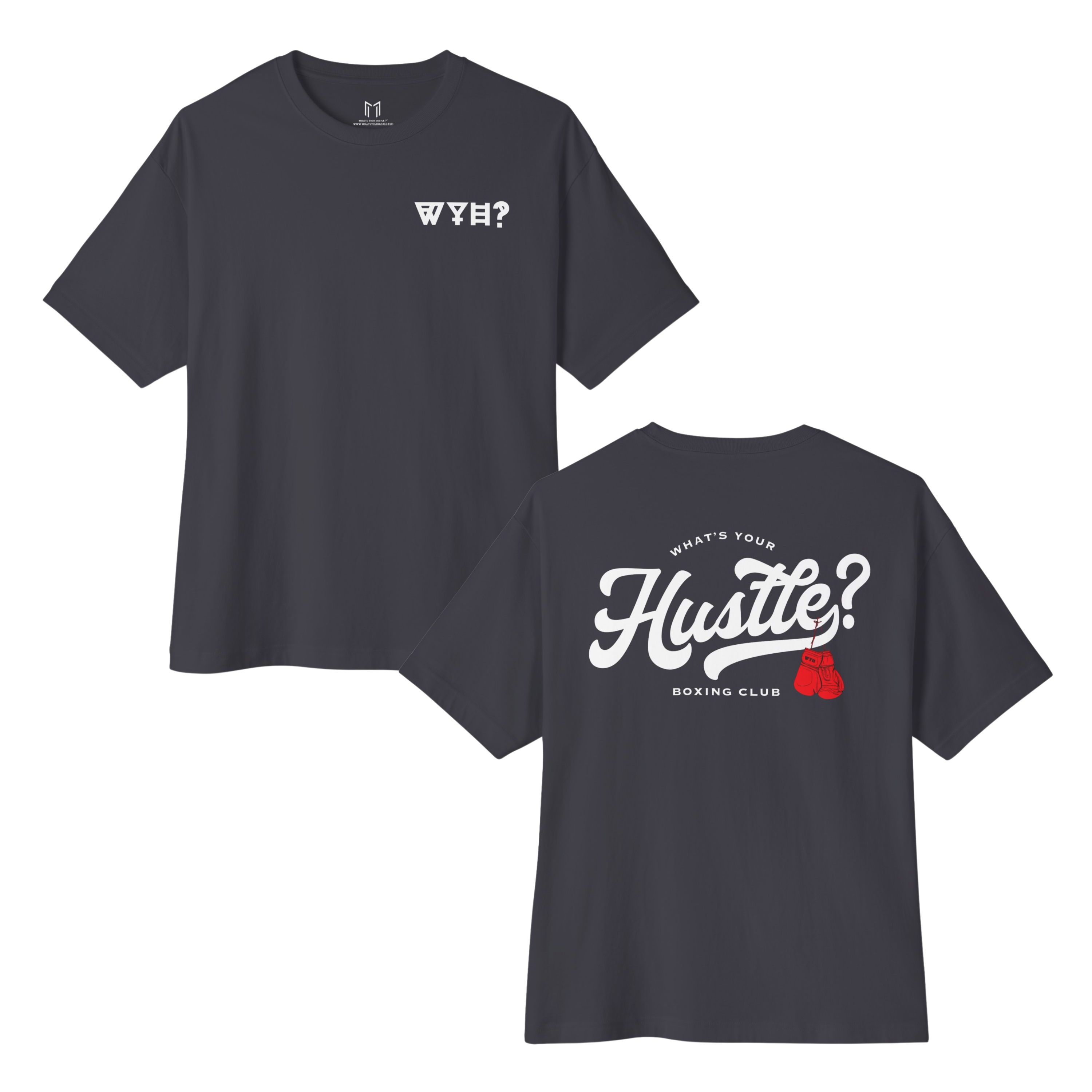 WHAT'S YOUR HUSTLE? Boxing Club™ BOXY T-shirt | (3 COLORS) - What's Your Hustle?