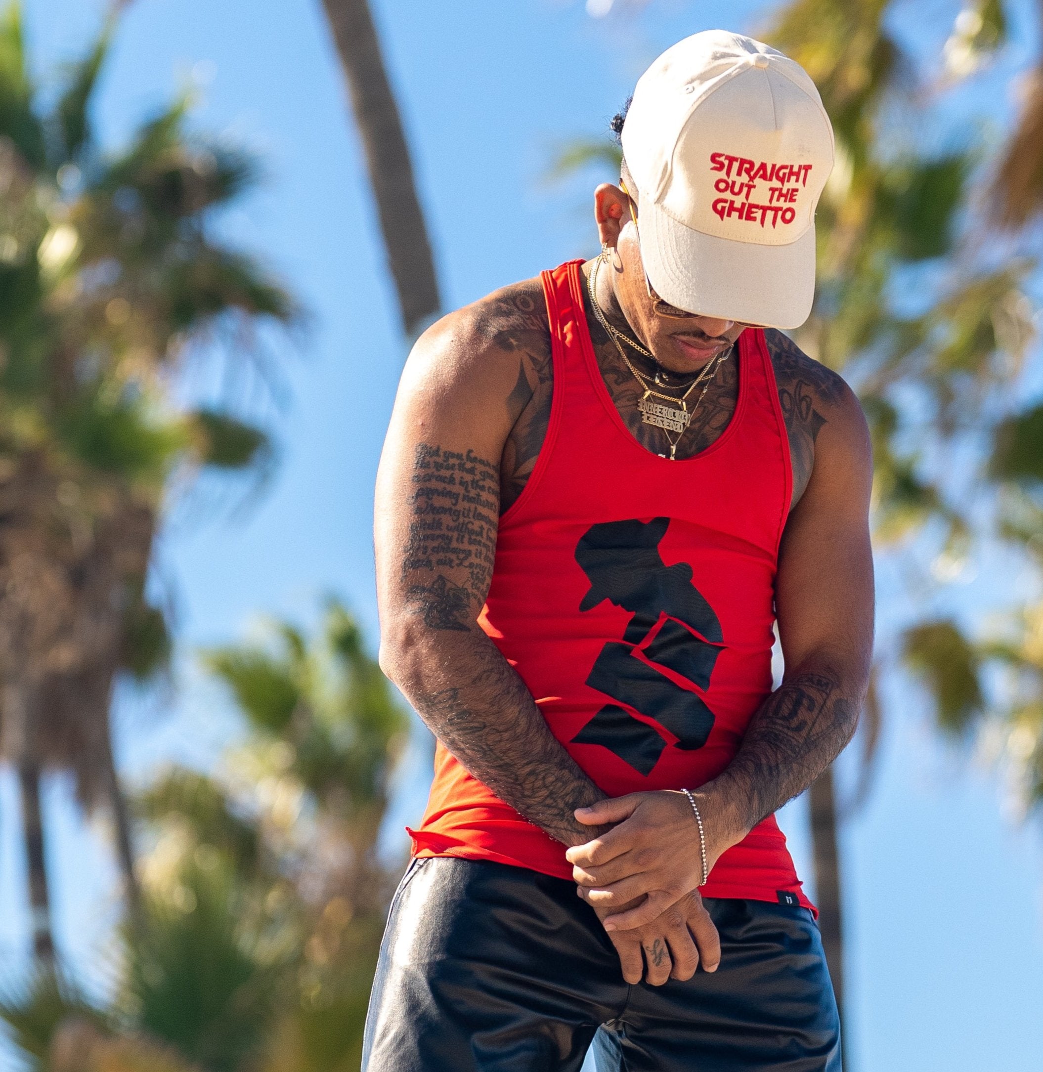 "STRAIGHT OUT THE GHETTO™" Strap-Back | 2 Colors | WYH? x SCRAPPY RAMIREZ - What's Your Hustle?