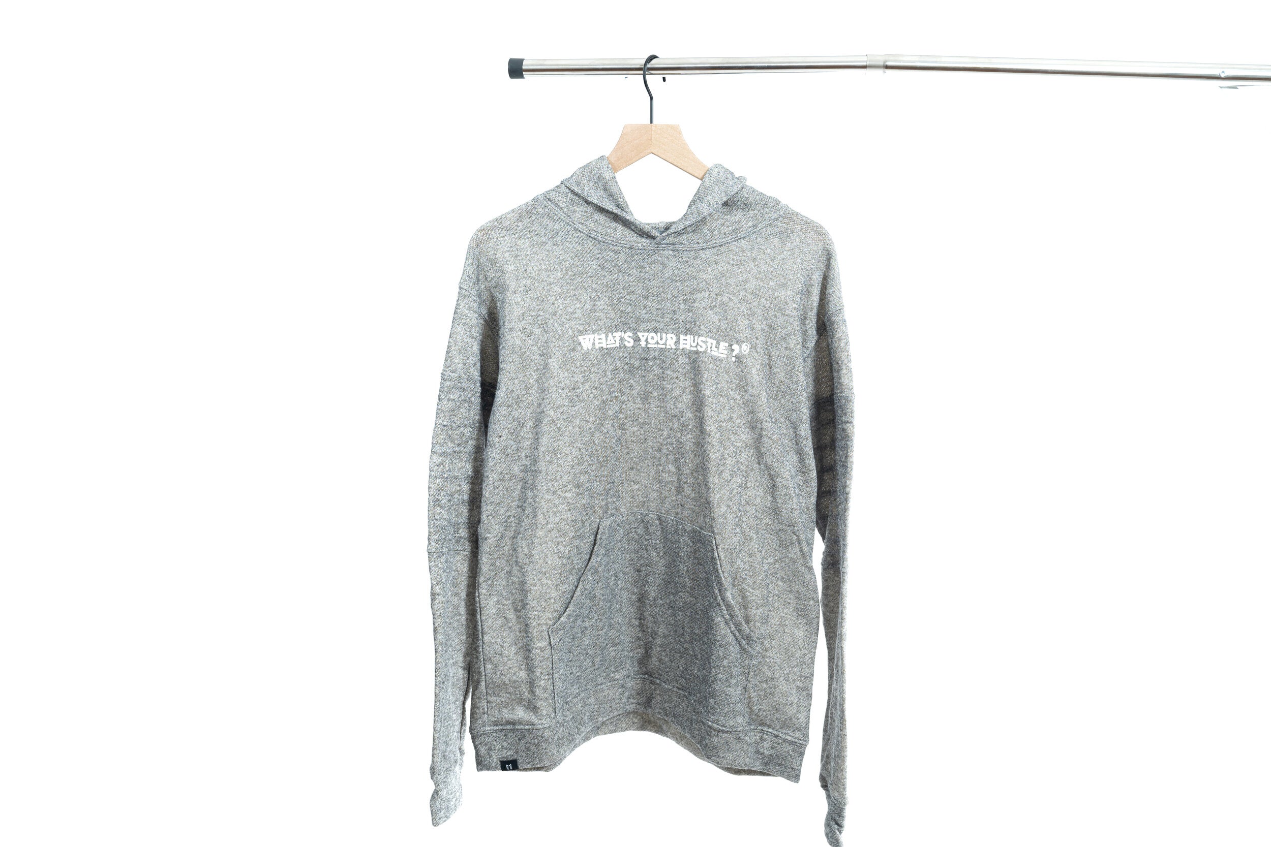 WHAT'S YOUR HUSTLE? French Terry Cordless Travel Hoodie | (2 Colors) - What's Your Hustle?