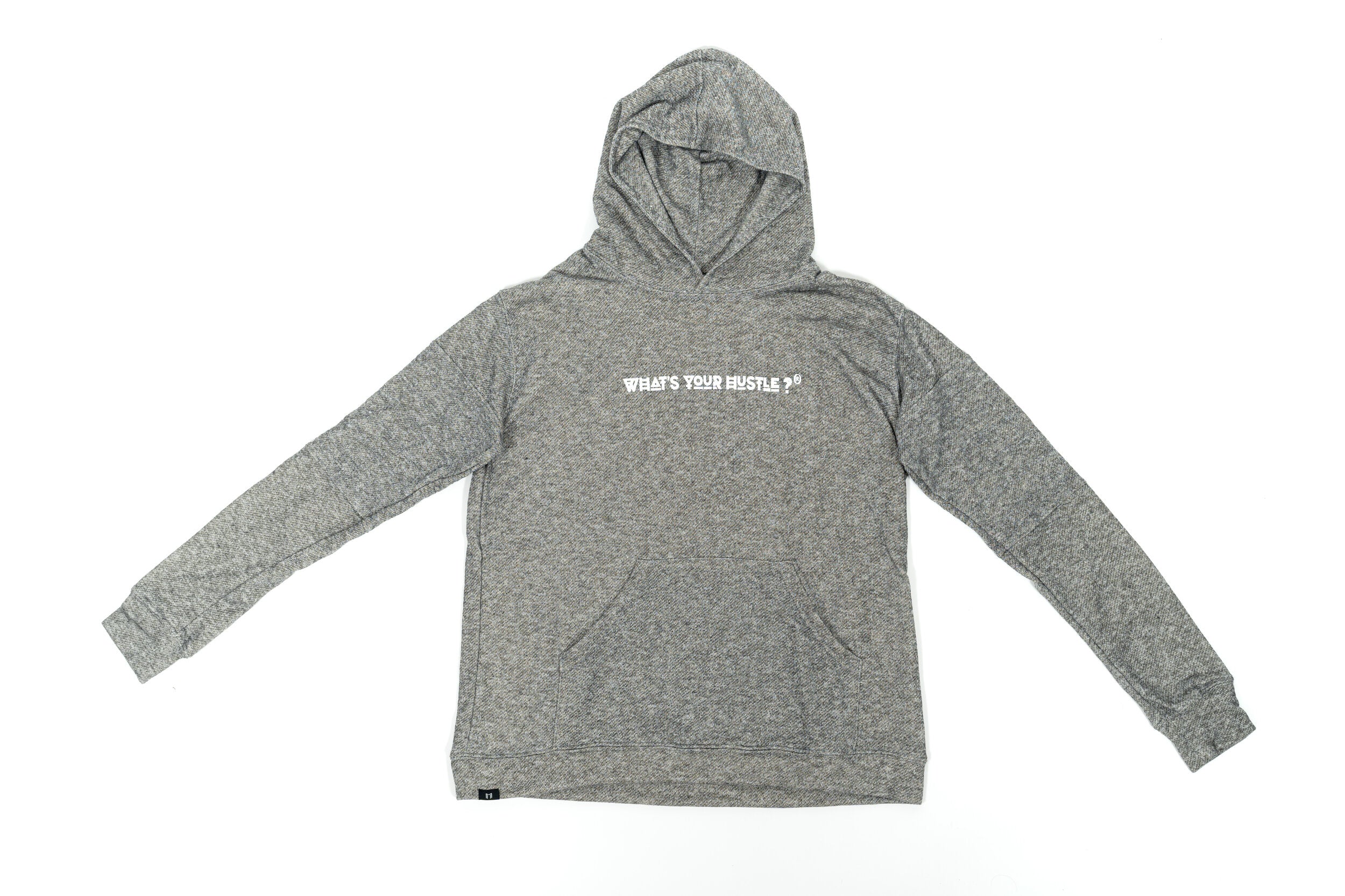 WHAT'S YOUR HUSTLE? French Terry Cordless Travel Hoodie | (2 Colors) - What's Your Hustle?