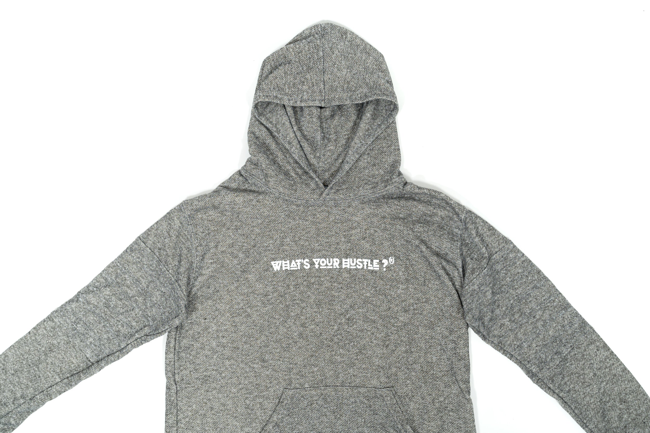 WHAT'S YOUR HUSTLE? French Terry Cordless Travel Hoodie | (2 Colors) - What's Your Hustle?