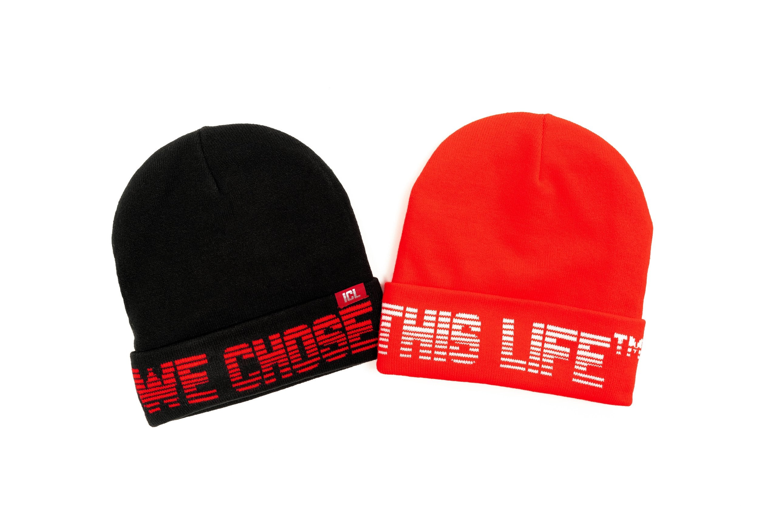 "WE CHOSE THIS LIFE®" ROUNDED LOGO Fleece-Lined Beanie (2 Colors) | WYH? x SCRAPPY RAMIREZ - What's Your Hustle?