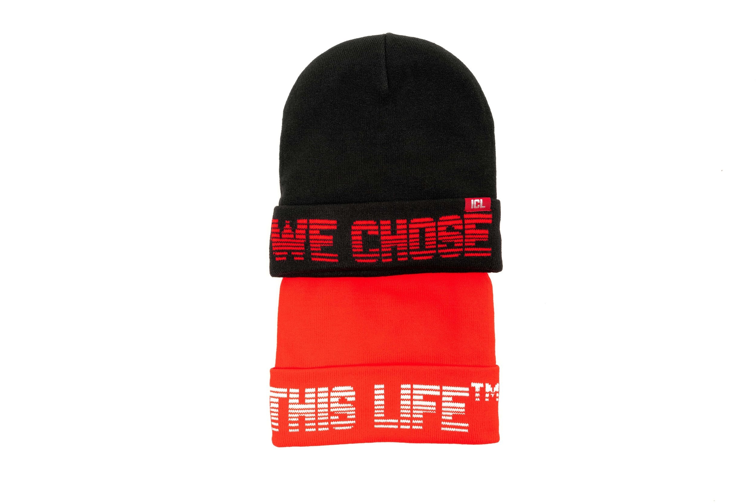 "WE CHOSE THIS LIFE®" ROUNDED LOGO Fleece-Lined Beanie (2 Colors) | WYH? x SCRAPPY RAMIREZ - What's Your Hustle?
