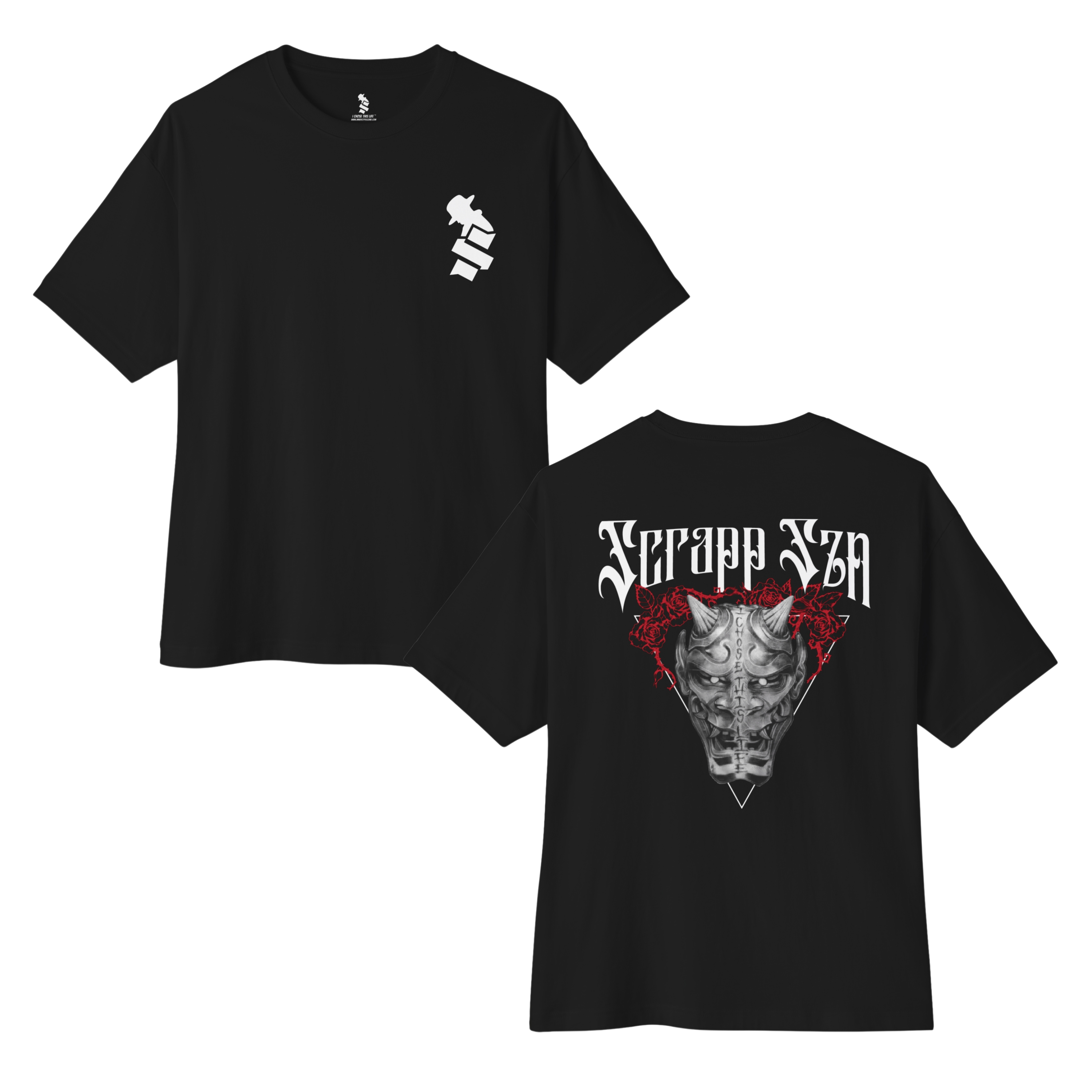 SCRAPP SZN Back Tattoo BOXY Tee | (2 COLORS) | WYH? x SCRAPPY RAMIREZ - What's Your Hustle?
