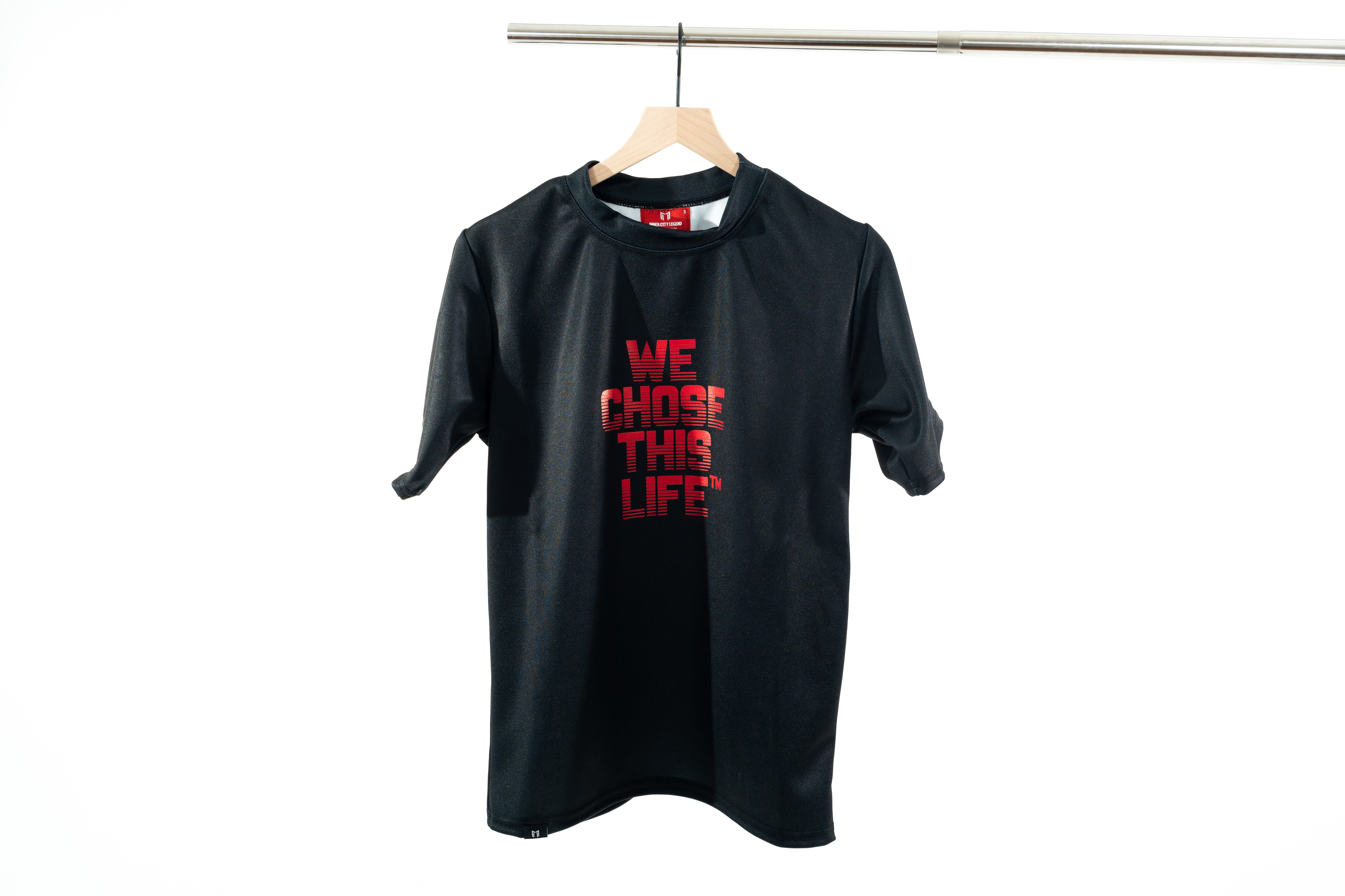 "WE CHOSE THIS LIFE" Heavy Duty T-shirt | Matte Black | WYH? x SCRAPPY RAMIREZ - What's Your Hustle?