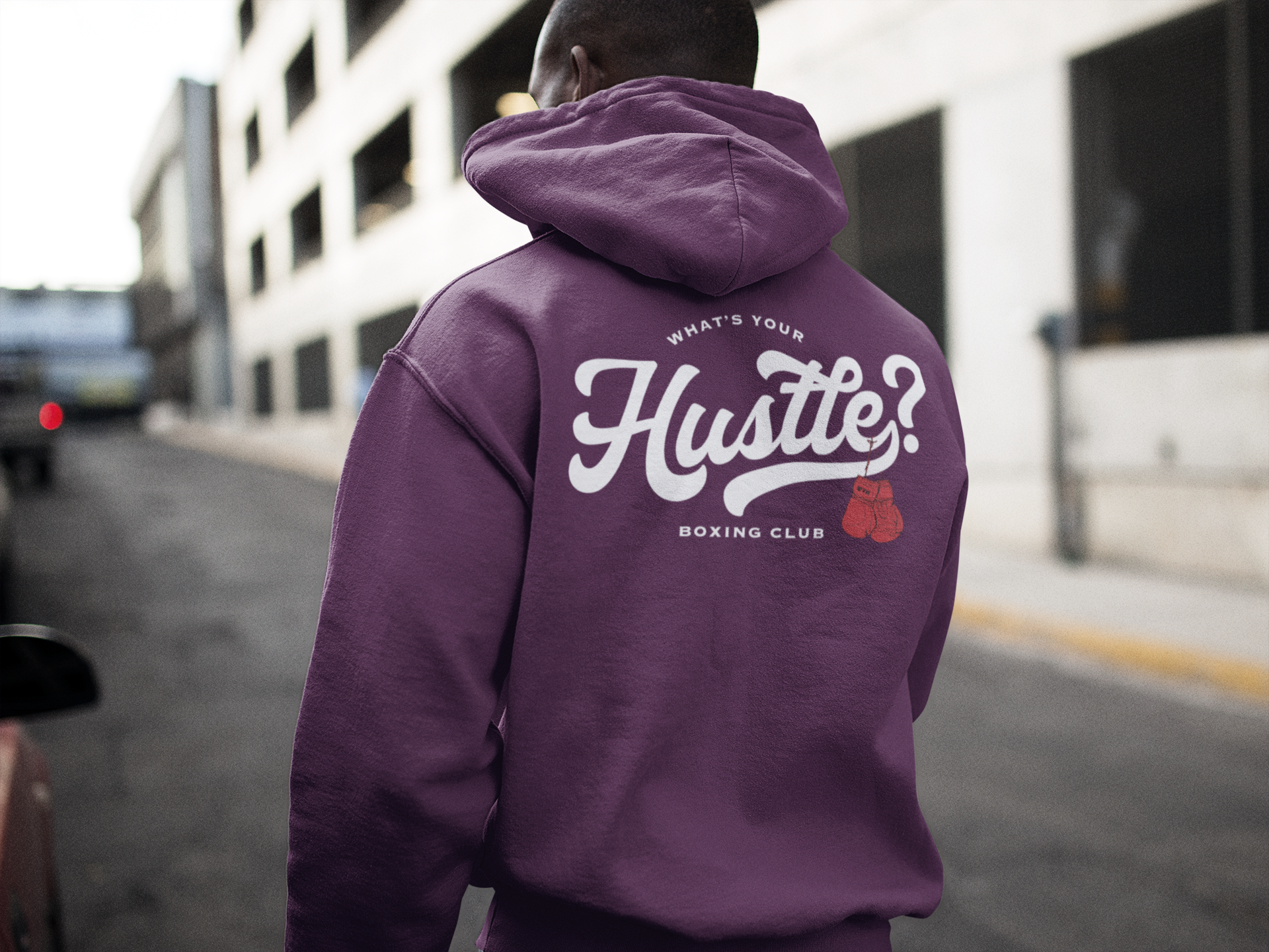 WHAT'S YOUR HUSTLE? Boxing Club™ Hoodie | Heavy Cotton | (3 COLORS) - What's Your Hustle?