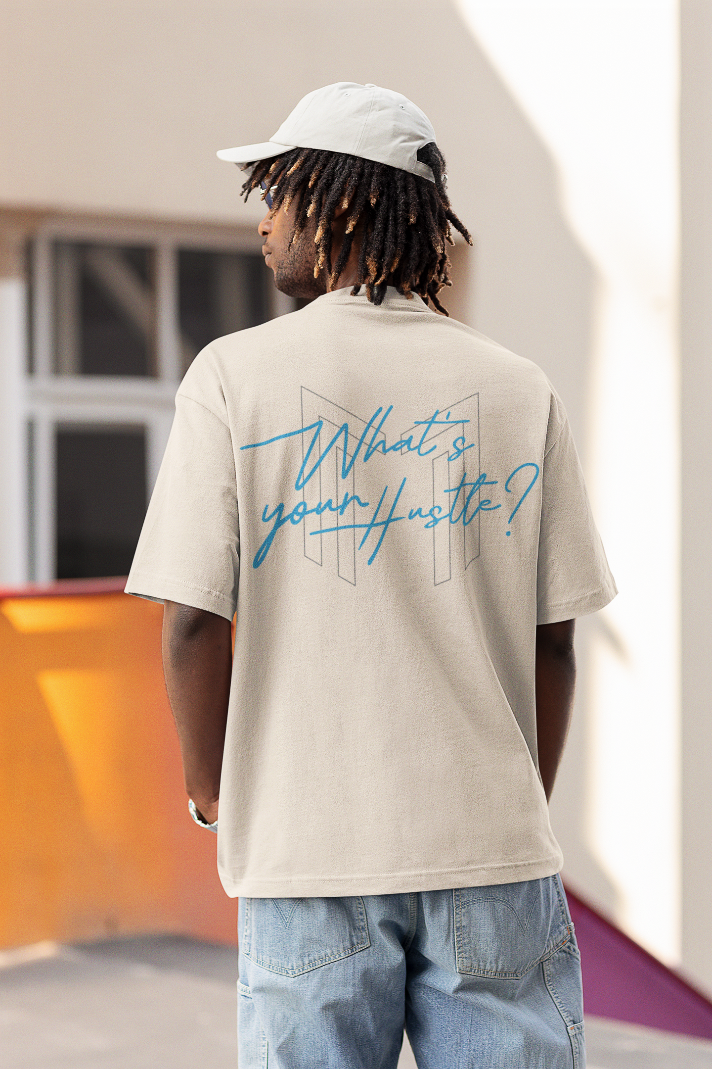 WHAT'S YOUR HUSTLE? RETRO MIAMI VICE LOGO BOXY T-SHIRT | (3 COLORS) - What's Your Hustle?