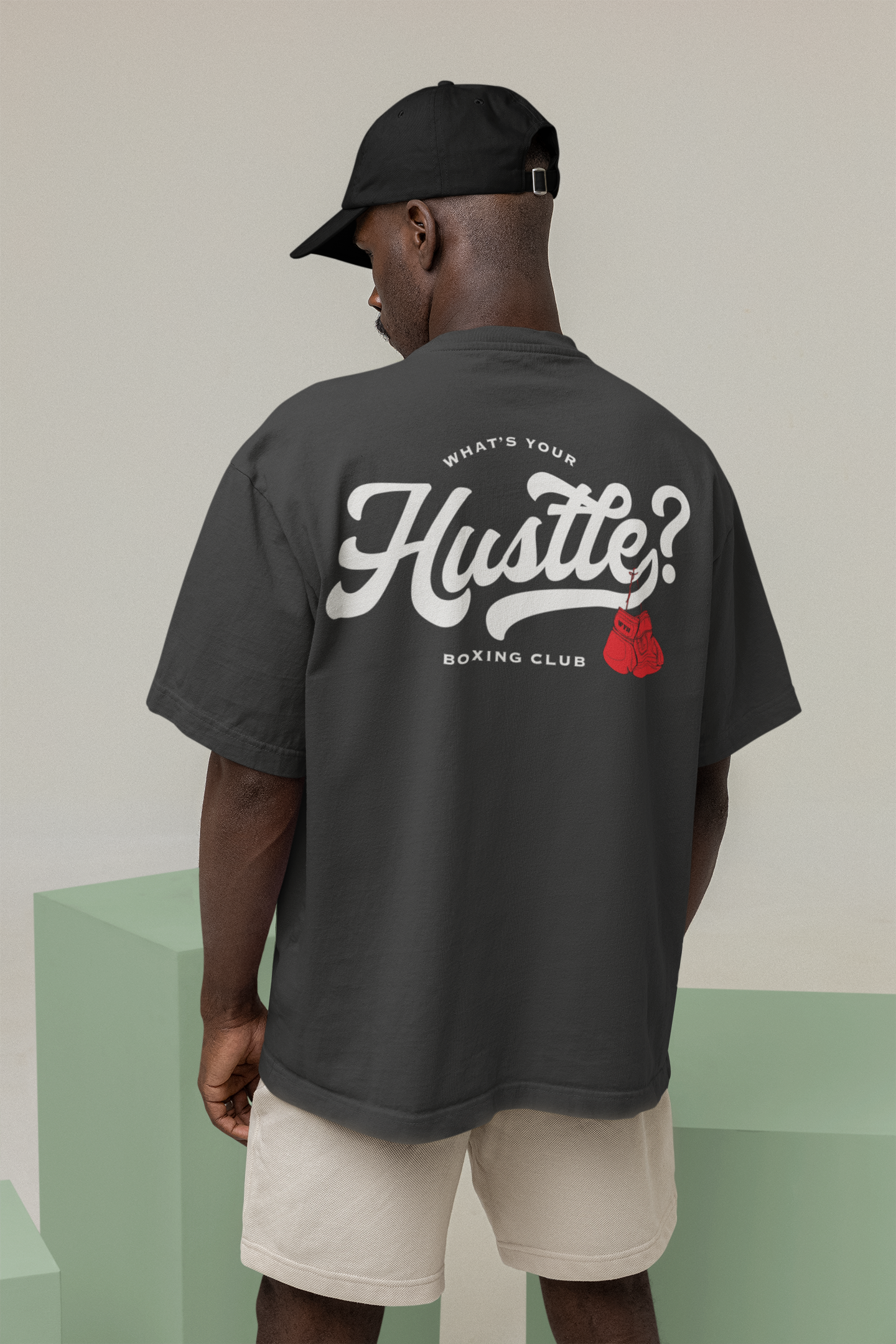 WHAT'S YOUR HUSTLE? Boxing Club™ BOXY T-shirt | (3 COLORS) - What's Your Hustle?