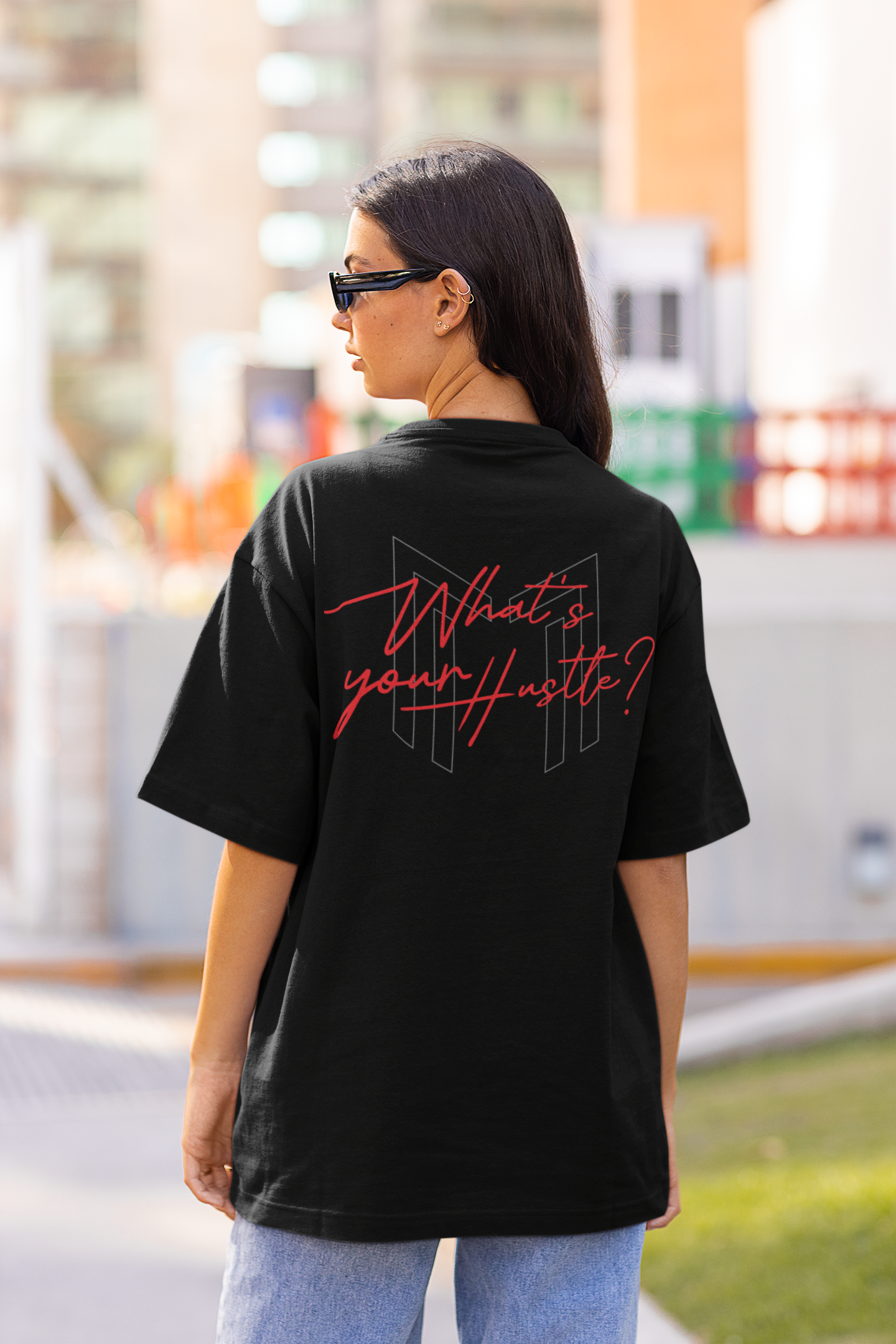 WHAT'S YOUR HUSTLE? RETRO MIAMI VICE LOGO BOXY T-SHIRT | (3 COLORS) - What's Your Hustle?