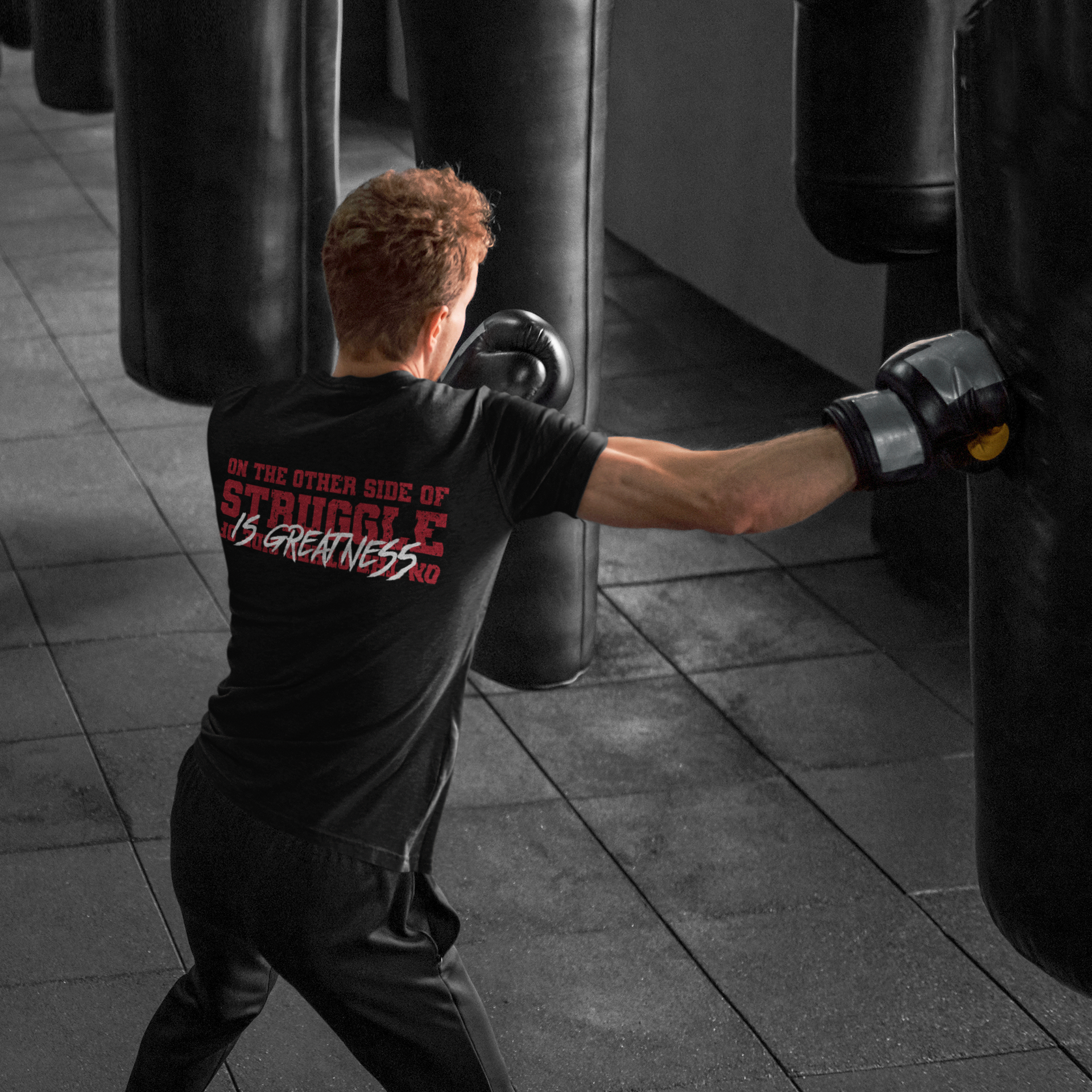 ON THE OTHER SIDE OF STRUGGLE, IS GREATNESS BOXY T-shirt | (3 COLORS) - What's Your Hustle?