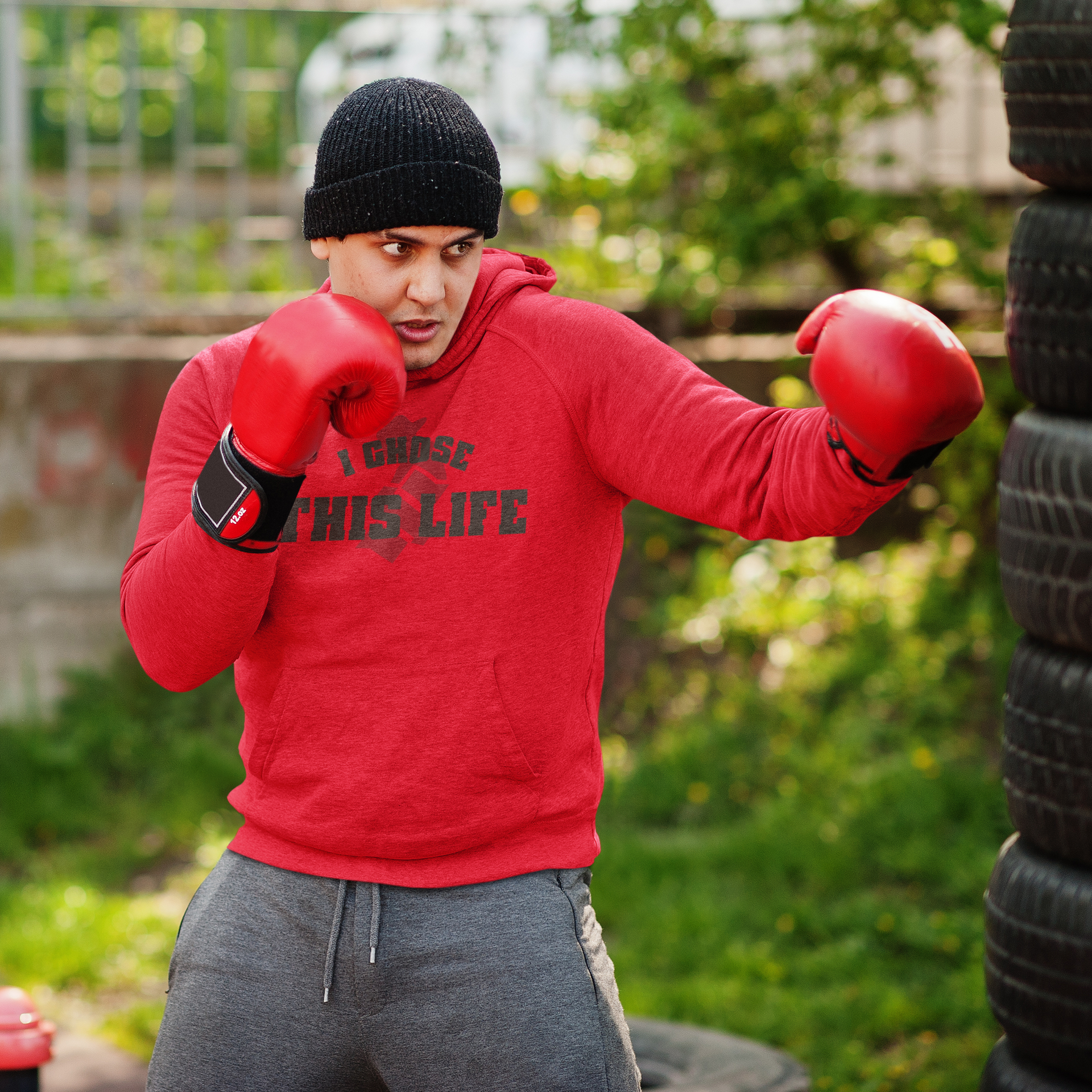 "I CHOSE THIS LIFE" ALTERNATIVE LOGO HOODIE | 3 COLORS | WYH? x SCRAPPY RAMIREZ - What's Your Hustle?
