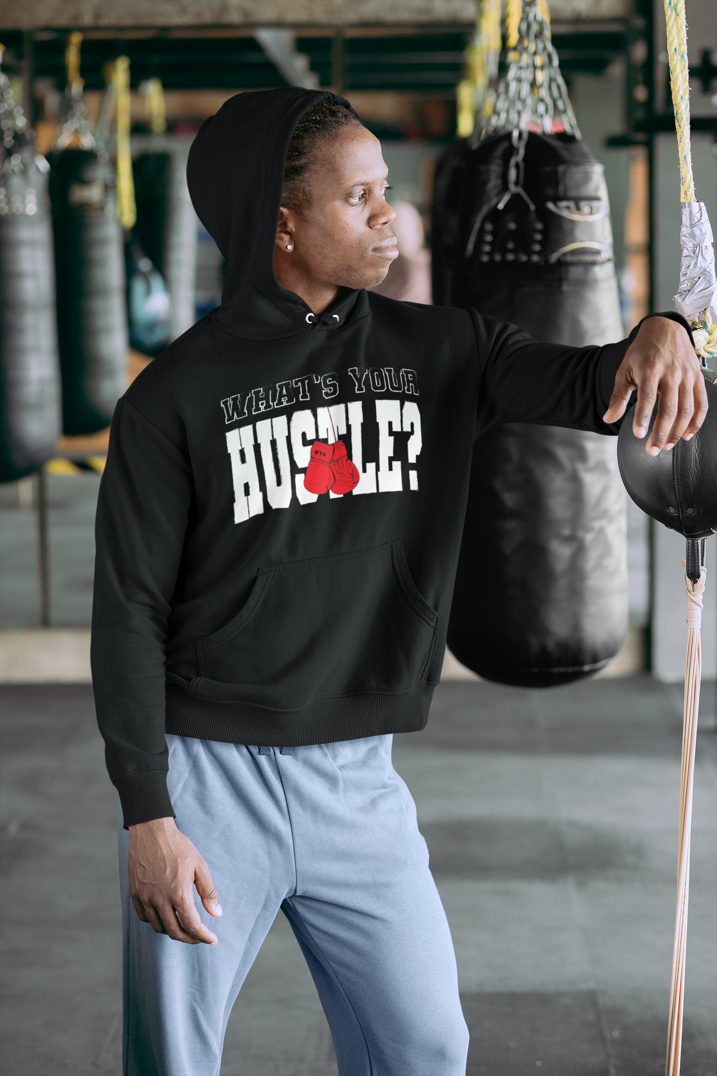 WHAT'S YOUR HUSTLE? The Boxing Program™ Hoodie | Heavy Cotton | (4 COLORS) - What's Your Hustle?
