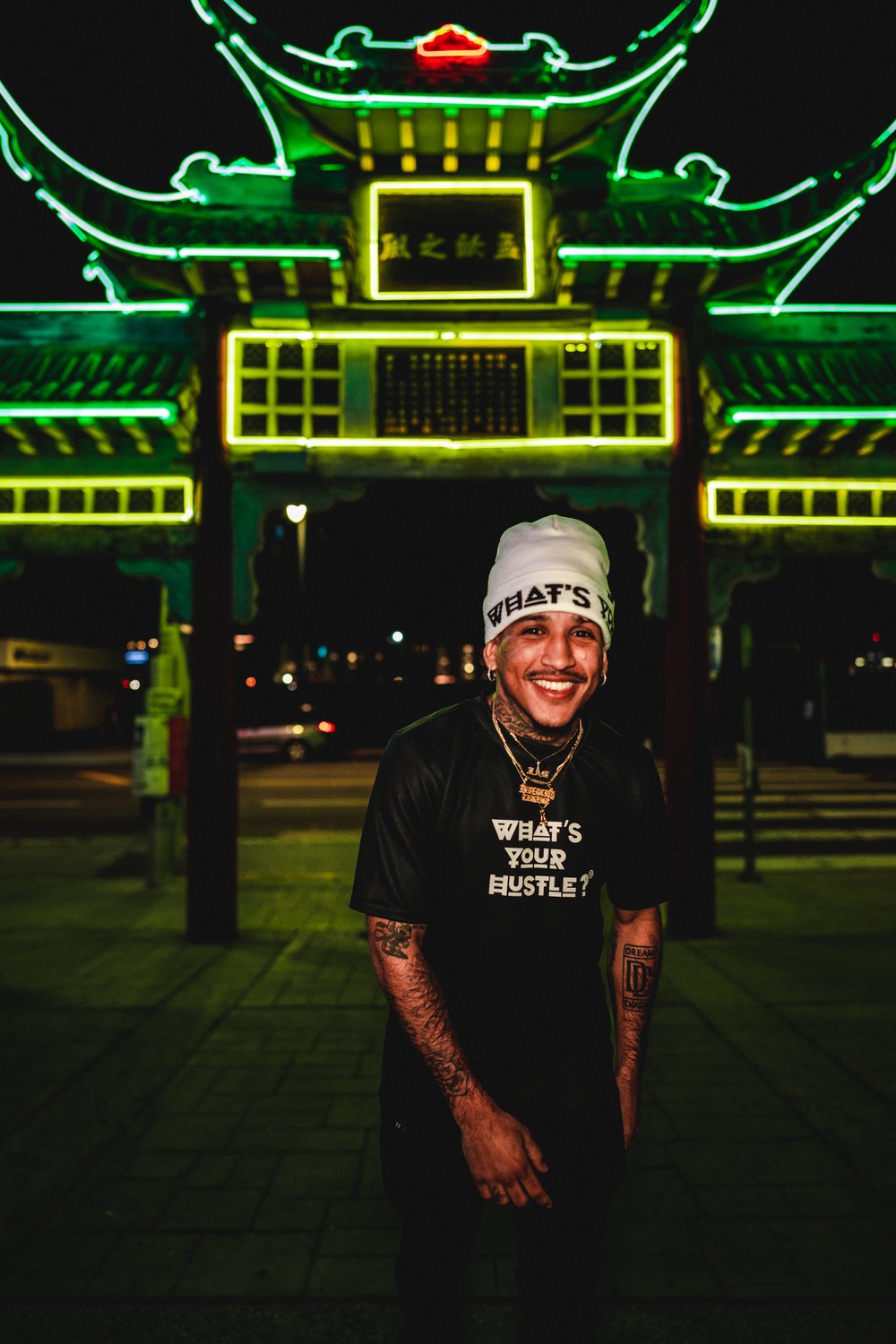 "WHAT'S YOUR HUSTLE?®" Heavy Duty T-shirt | Matte Black - What's Your Hustle?