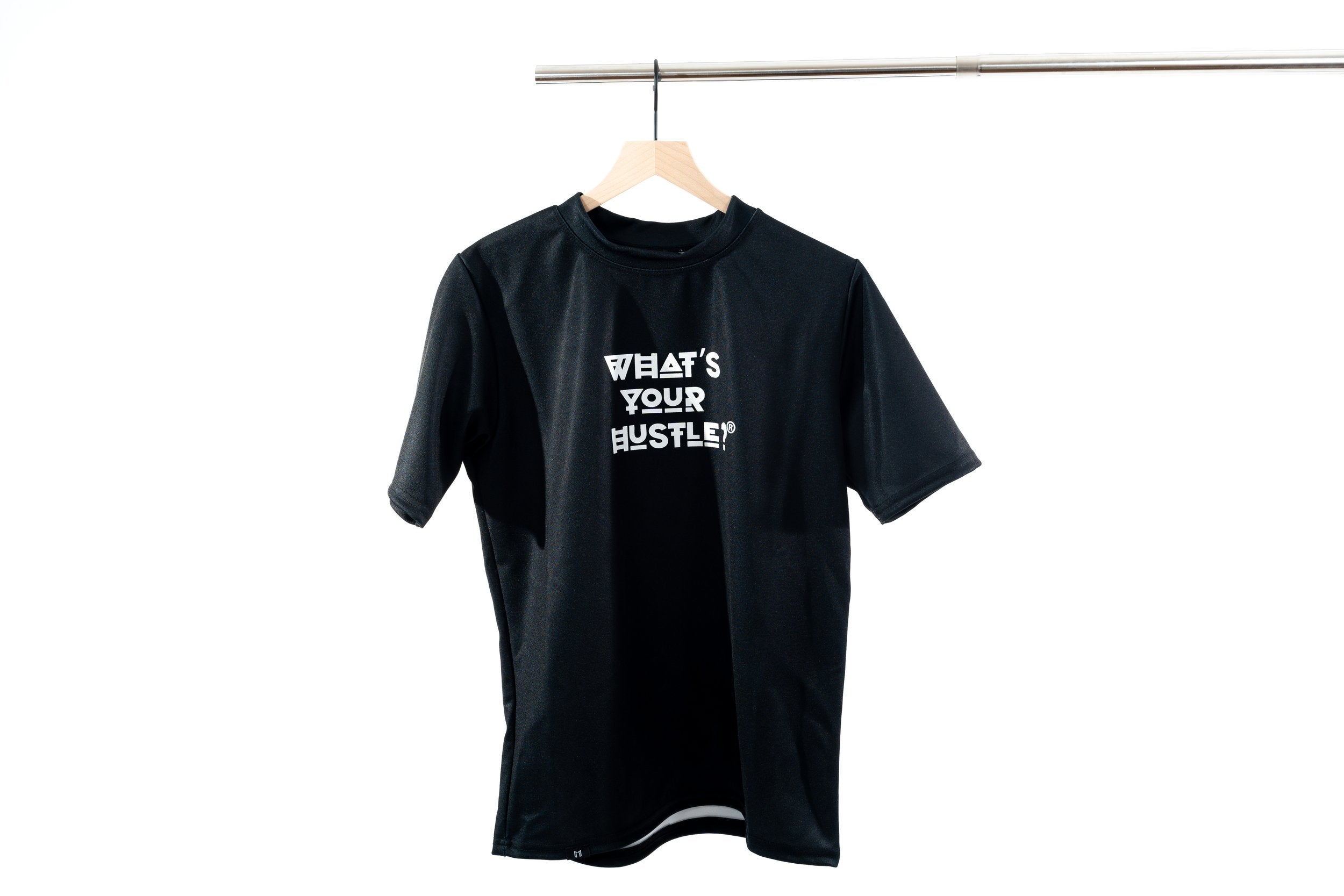 "WHAT'S YOUR HUSTLE?®" Heavy Duty T-shirt | Matte Black - What's Your Hustle?