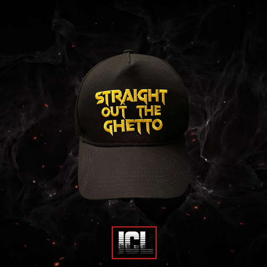 "STRAIGHT OUT THE GHETTO™" Strap-Back | 2 Colors | WYH? x SCRAPPY RAMIREZ - What's Your Hustle?