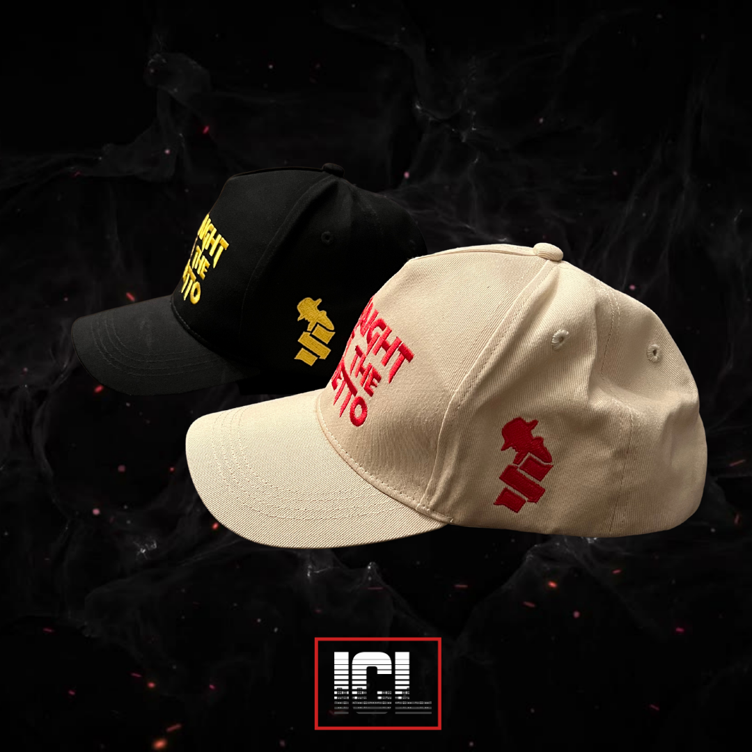 "STRAIGHT OUT THE GHETTO™" Strap-Back | 2 Colors | WYH? x SCRAPPY RAMIREZ - What's Your Hustle?