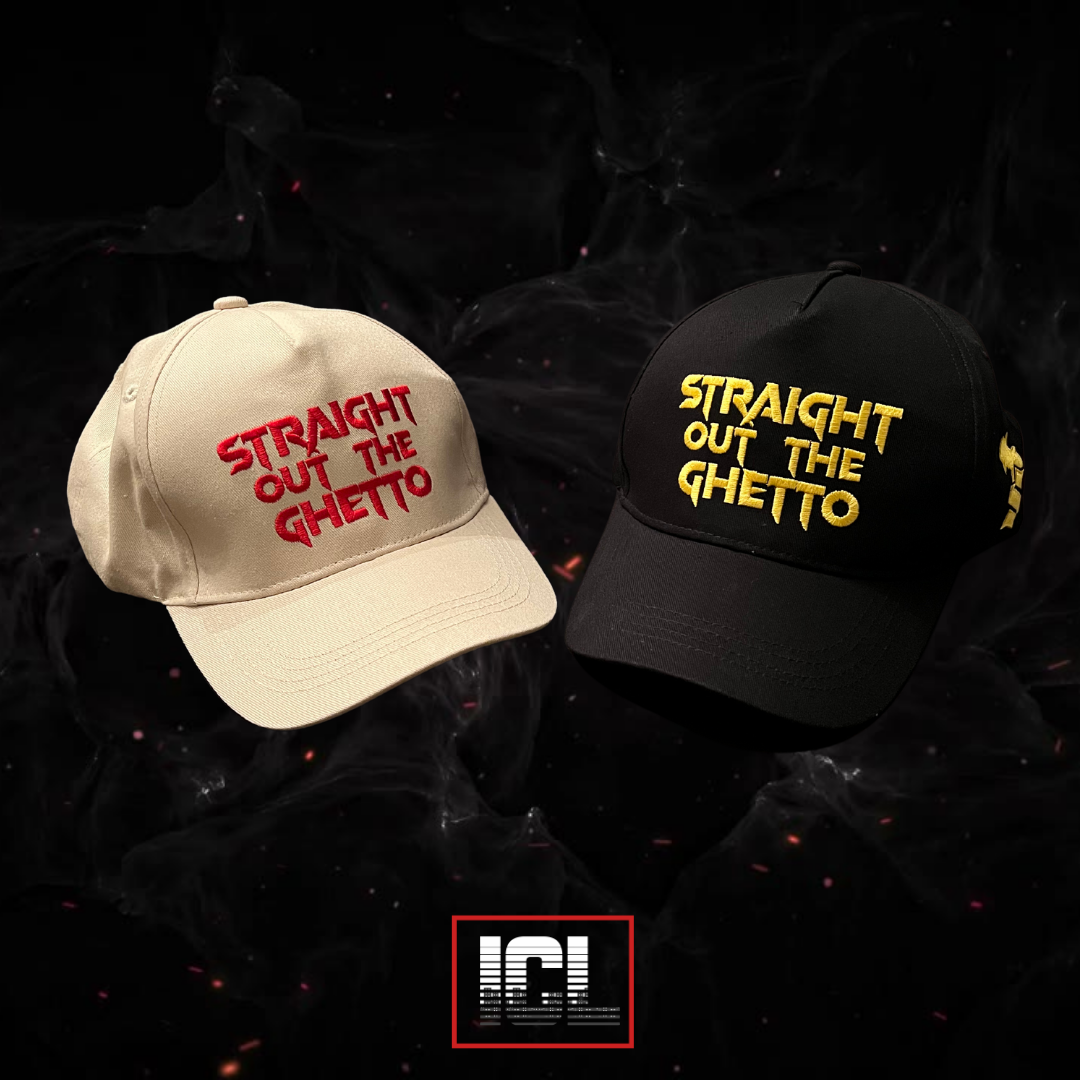 "STRAIGHT OUT THE GHETTO™" Strap-Back | 2 Colors | WYH? x SCRAPPY RAMIREZ - What's Your Hustle?