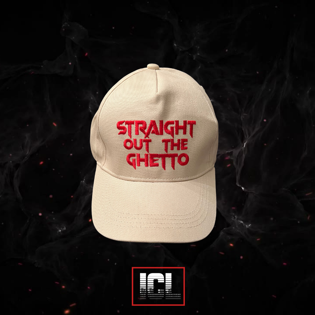 "STRAIGHT OUT THE GHETTO™" Strap-Back | 2 Colors | WYH? x SCRAPPY RAMIREZ - What's Your Hustle?