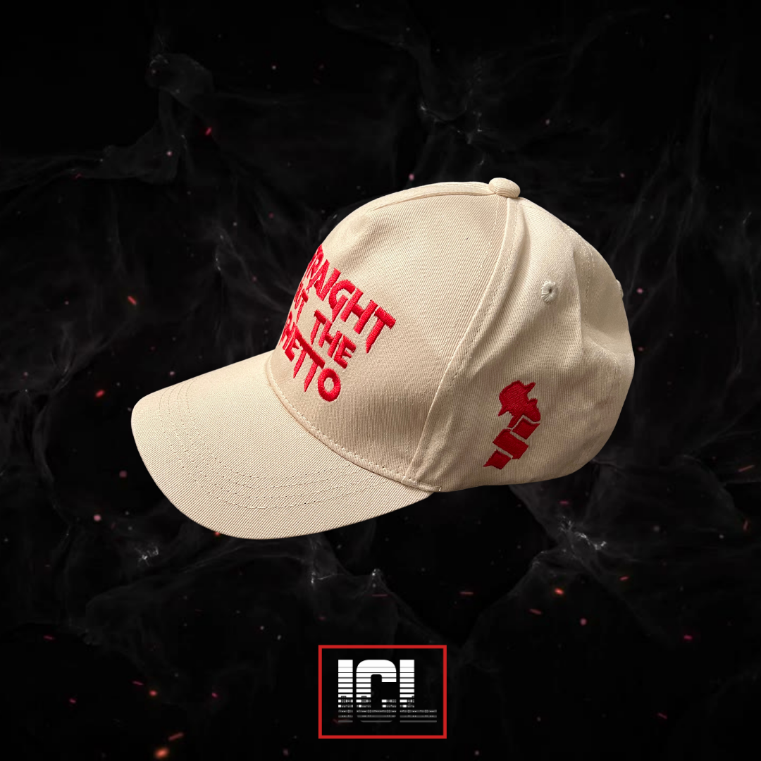 "STRAIGHT OUT THE GHETTO™" Strap-Back | 2 Colors | WYH? x SCRAPPY RAMIREZ - What's Your Hustle?