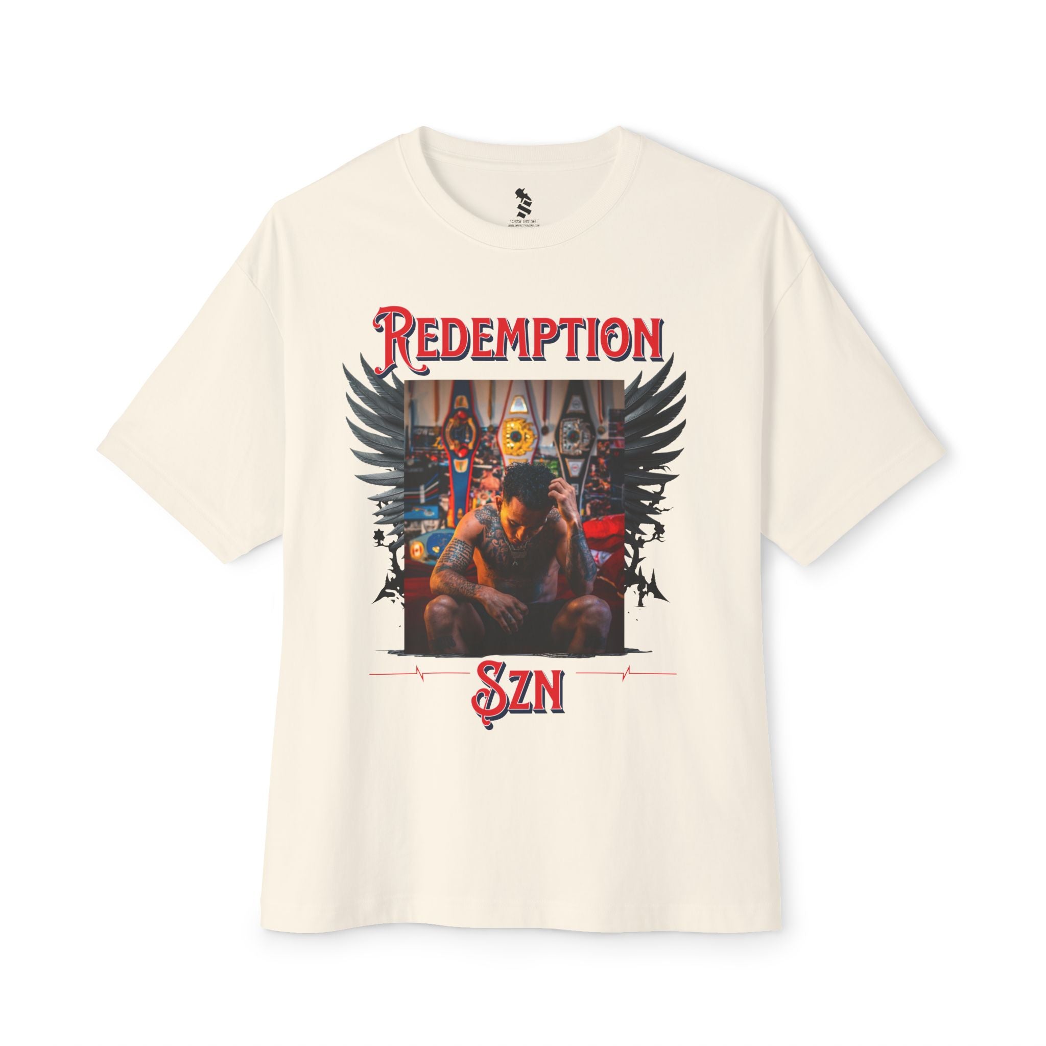 Redemption SZN Boxing T-Shirt | 2 Colors - BOXY FIT (WYH? x SCRAPPY RAMIREZ)