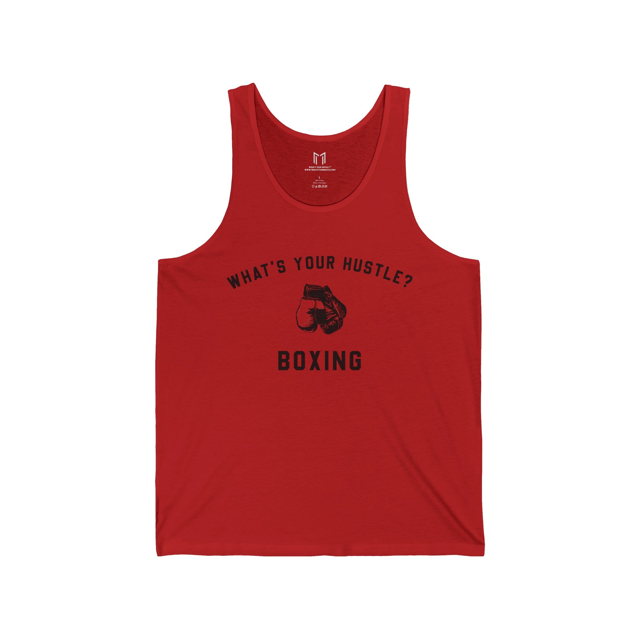 WHAT'S YOUR HUSTLE? The Boxing Program™ Tanktop | Light Cotton | (4 COLORS)