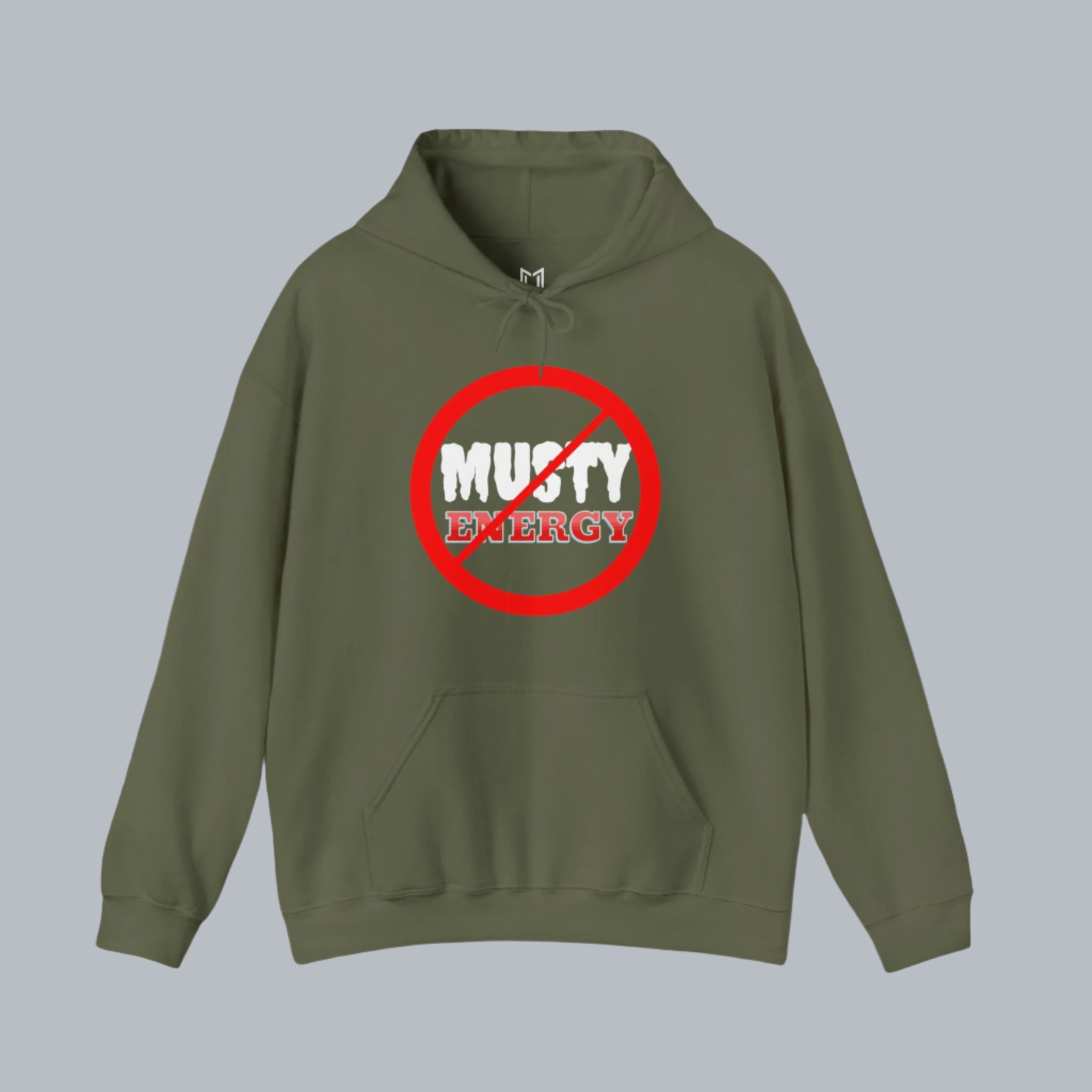 NO MUSTY ENERGY Boxing Hoodie | Heavy Cotton | (2TONEDASUPASTAR x WHAT'S YOUR HUSTLE?®)