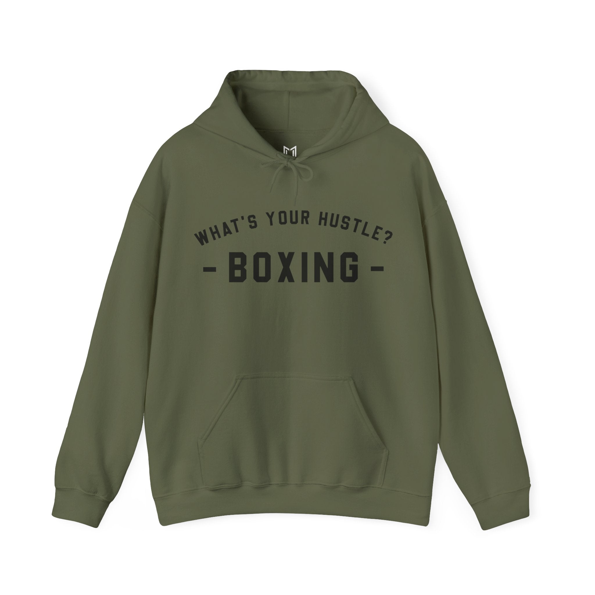 WHAT'S YOUR HUSTLE? Old School Boxing Hoodie | Heavy Cotton | (3 COLORS) - What's Your Hustle?