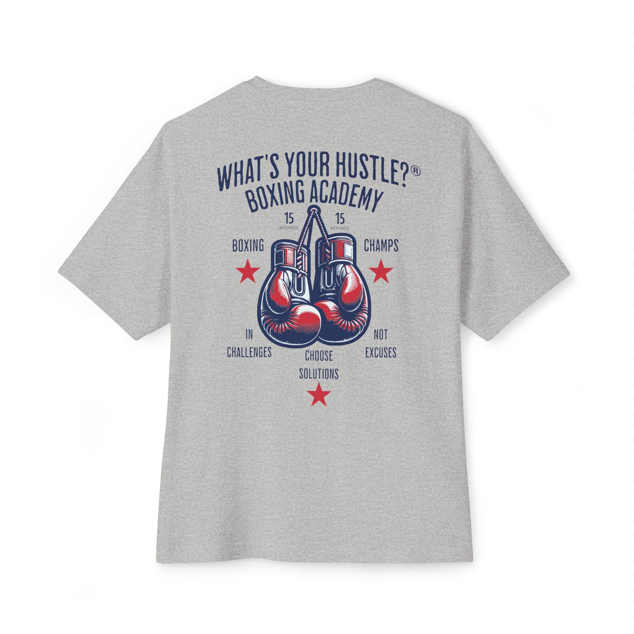 What's Your Hustle? Boxing Academy BOXY T-Shirt | Choose Solutions | 2 Colors