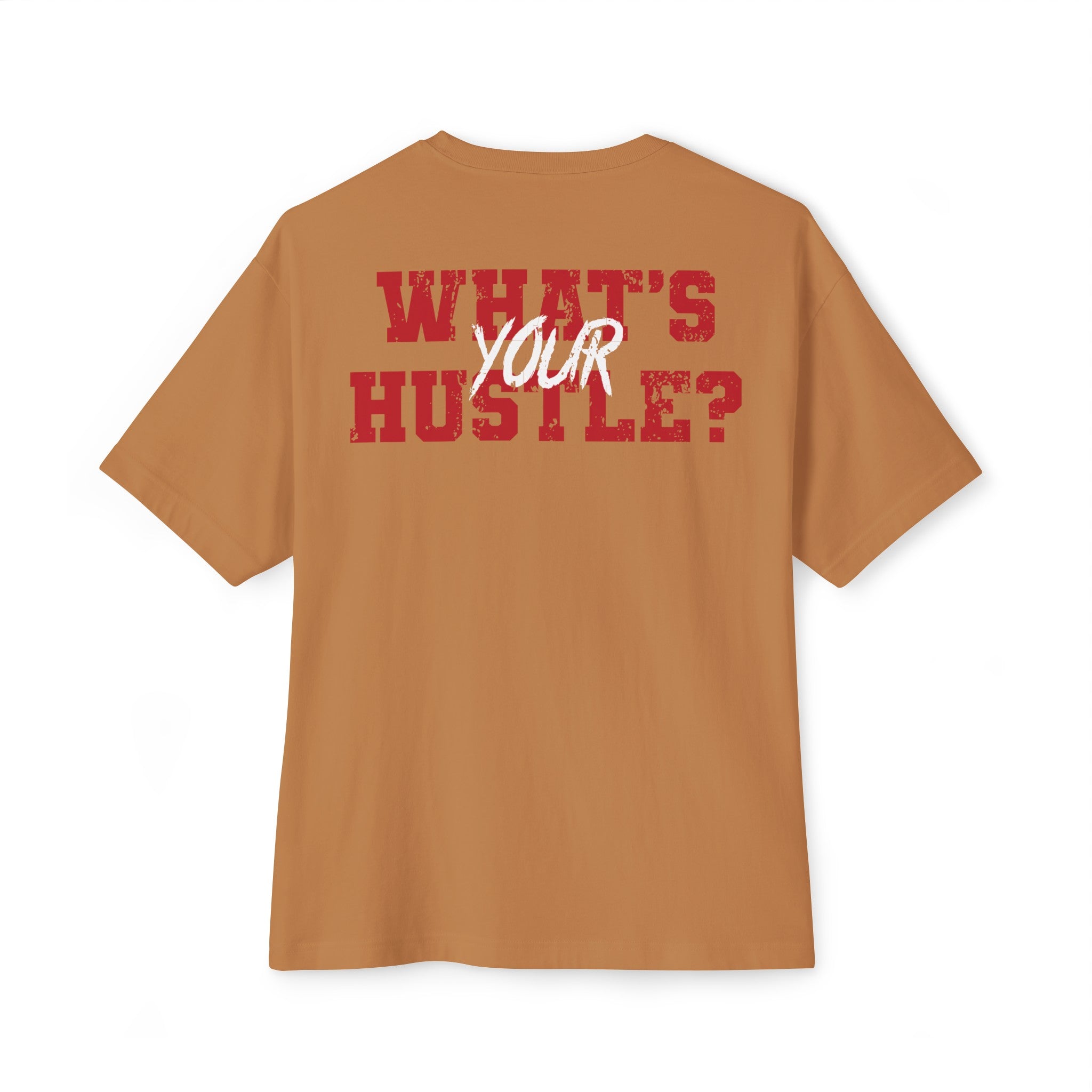 Classic "WHAT'S YOUR HUSTLE?" BOXY T-SHIRT | (3 COLORS)