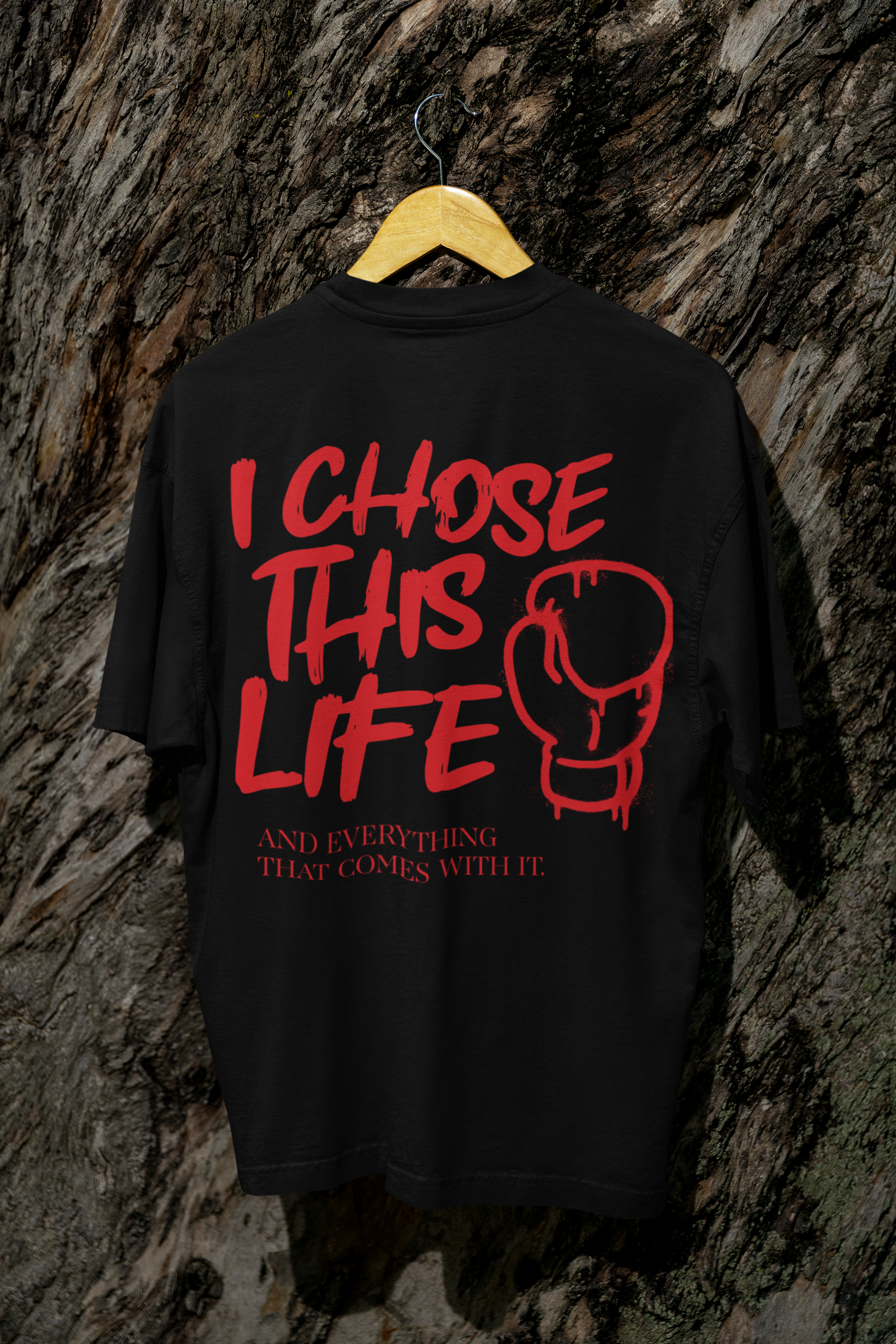 I Chose This Life & Everything That Comes With It Boxing T-Shirt | 3 Colors - BOXY Fit (WYH? x SCRAPPY RAMIREZ)